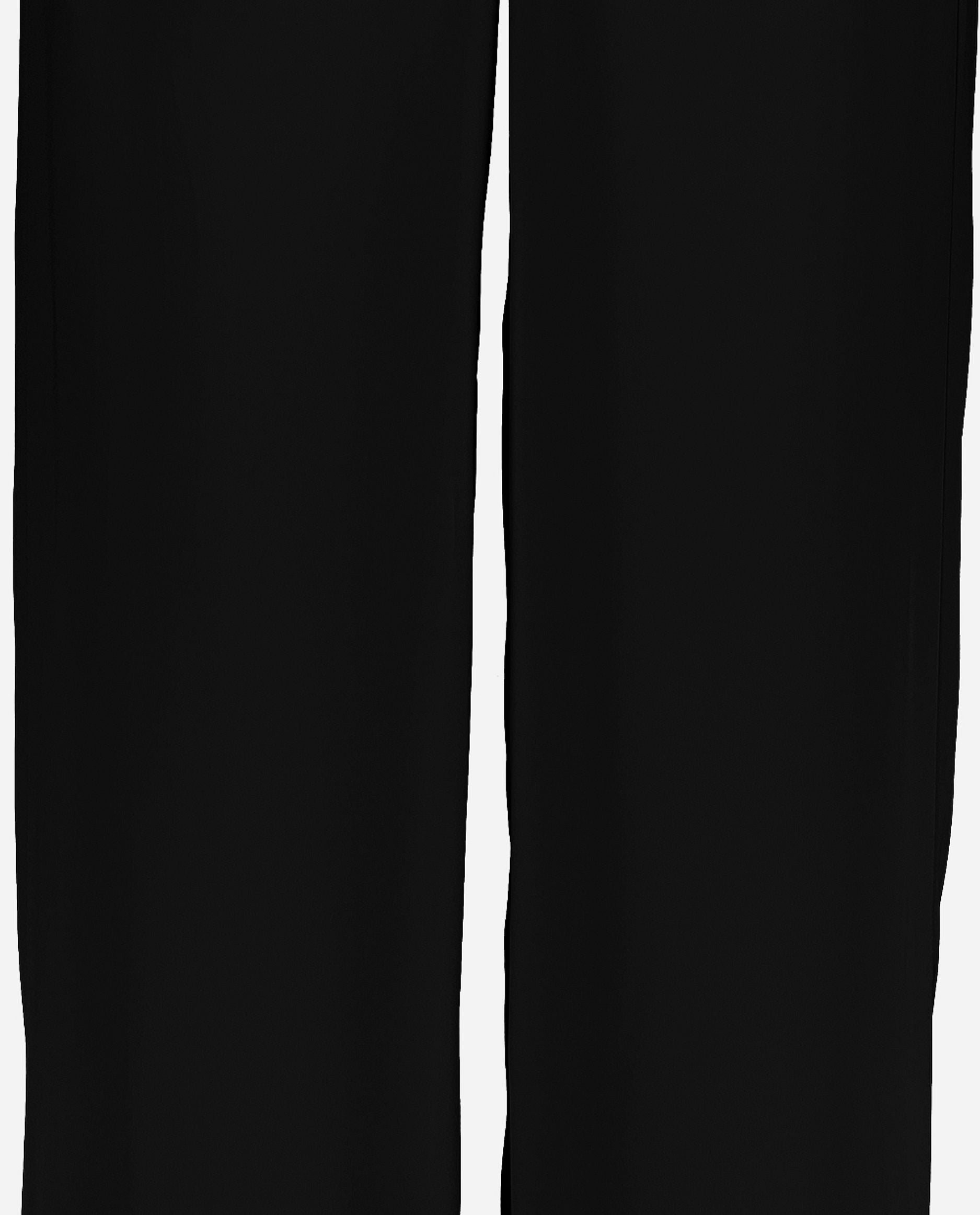 245-84006-90-S_hash_escaped_4 - Allude - 0 7% Spandex 93% Seide Active Damen Hose Lockerer Schnitt SAPG::245-84006 Schwarz Seide Winter 2024/2025