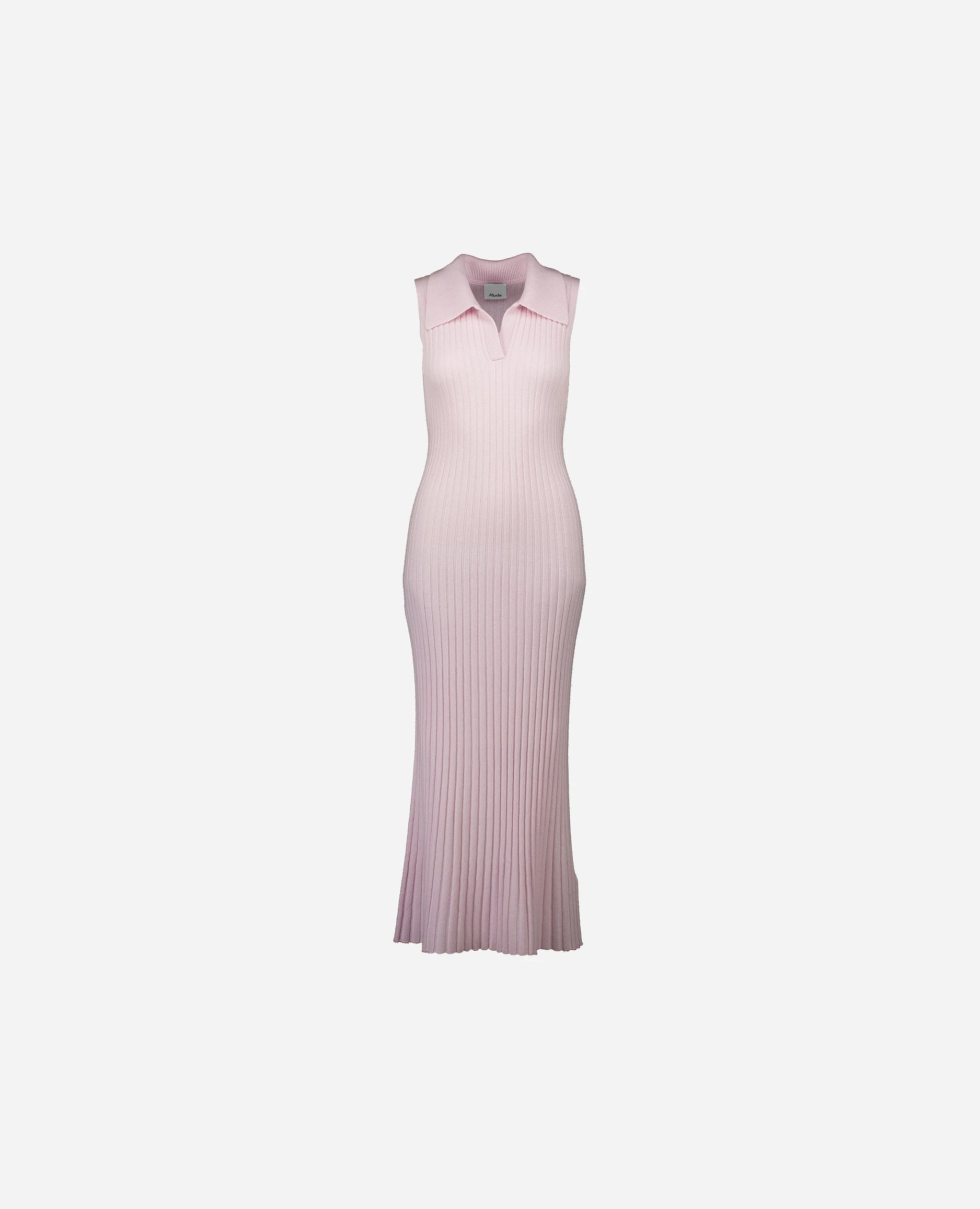 252-11145-60_3 - Allude - 100% Cashmere Active Cashmere Damen Enger Schnitt Feinstrick Kleid Rose SAPG::252-11145 Spring/Summer 2025