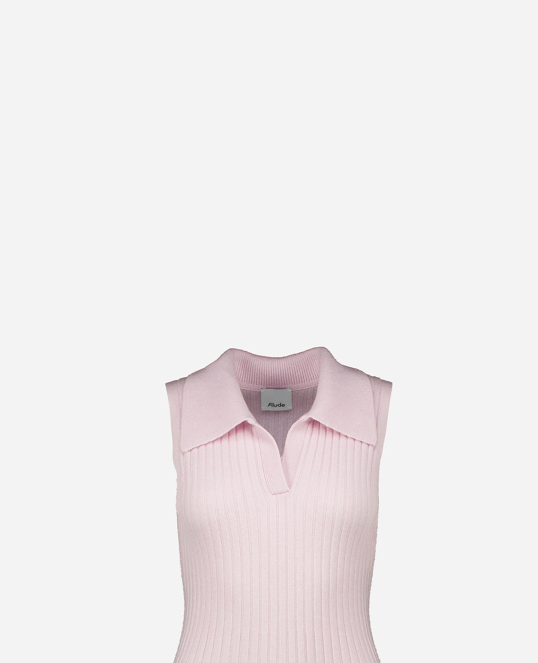 252-11145-60_40 - Allude - 100% Cashmere Active Cashmere Damen Enger Schnitt Feinstrick Kleid Rose SAPG::252-11145 Spring/Summer 2025