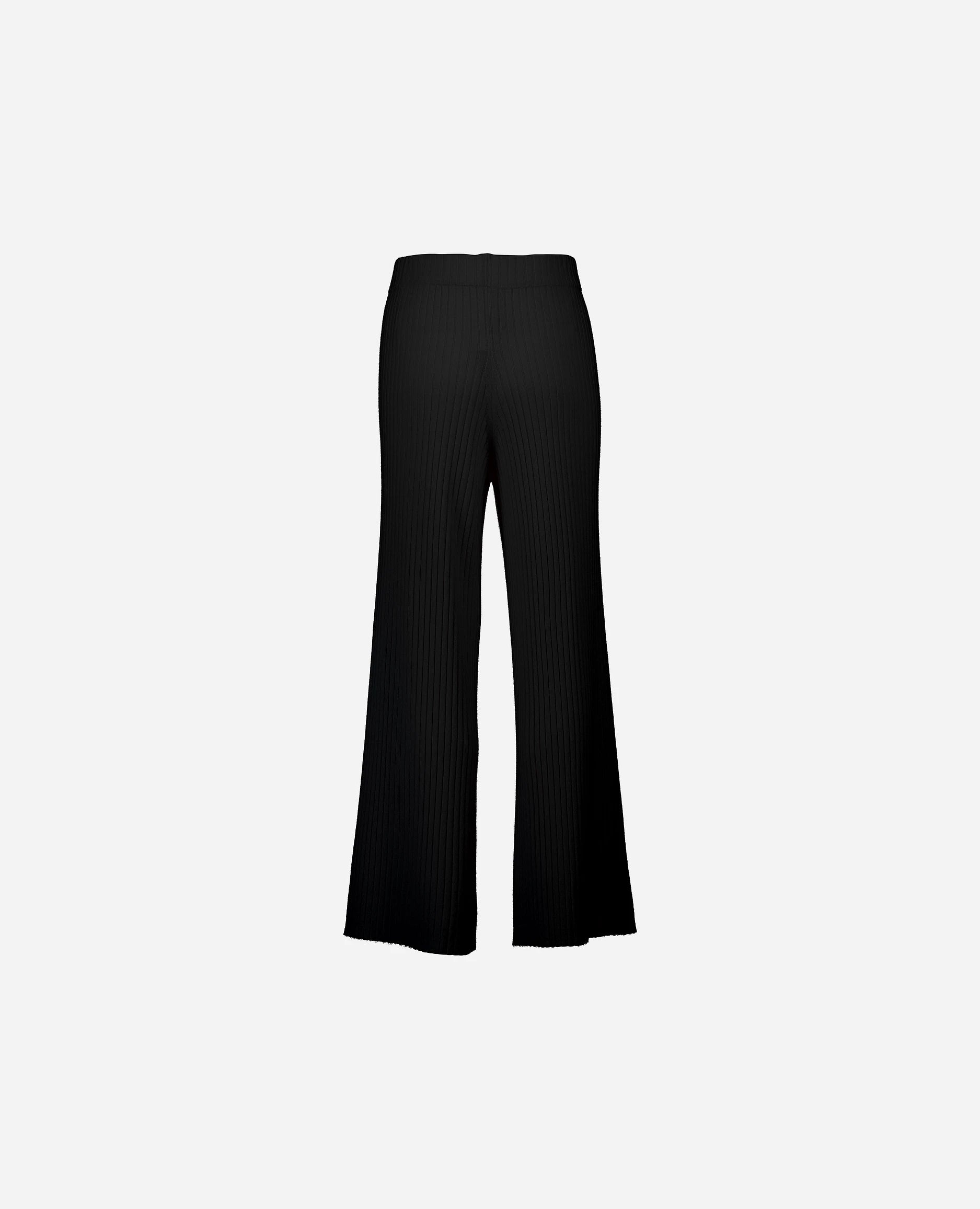 252-11148-90_4 - Allude - 100% Cashmere Active Cashmere Damen Feinstrick Hose Lockerer Schnitt SAPG::252-11148 Schwarz Spring/Summer 2025