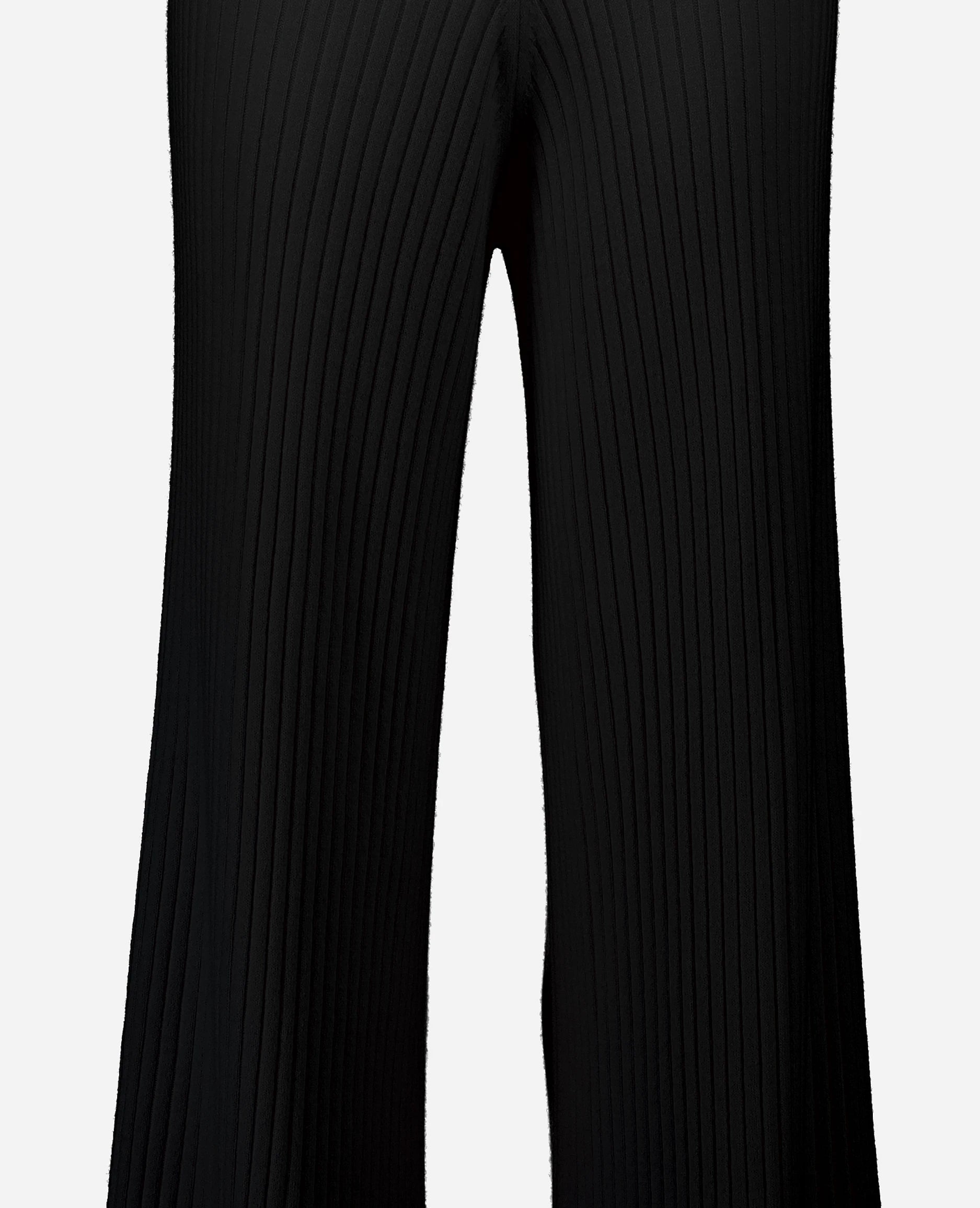 252-11148-90_41 - Allude - 100% Cashmere Active Cashmere Damen Feinstrick Hose Lockerer Schnitt SAPG::252-11148 Schwarz Spring/Summer 2025