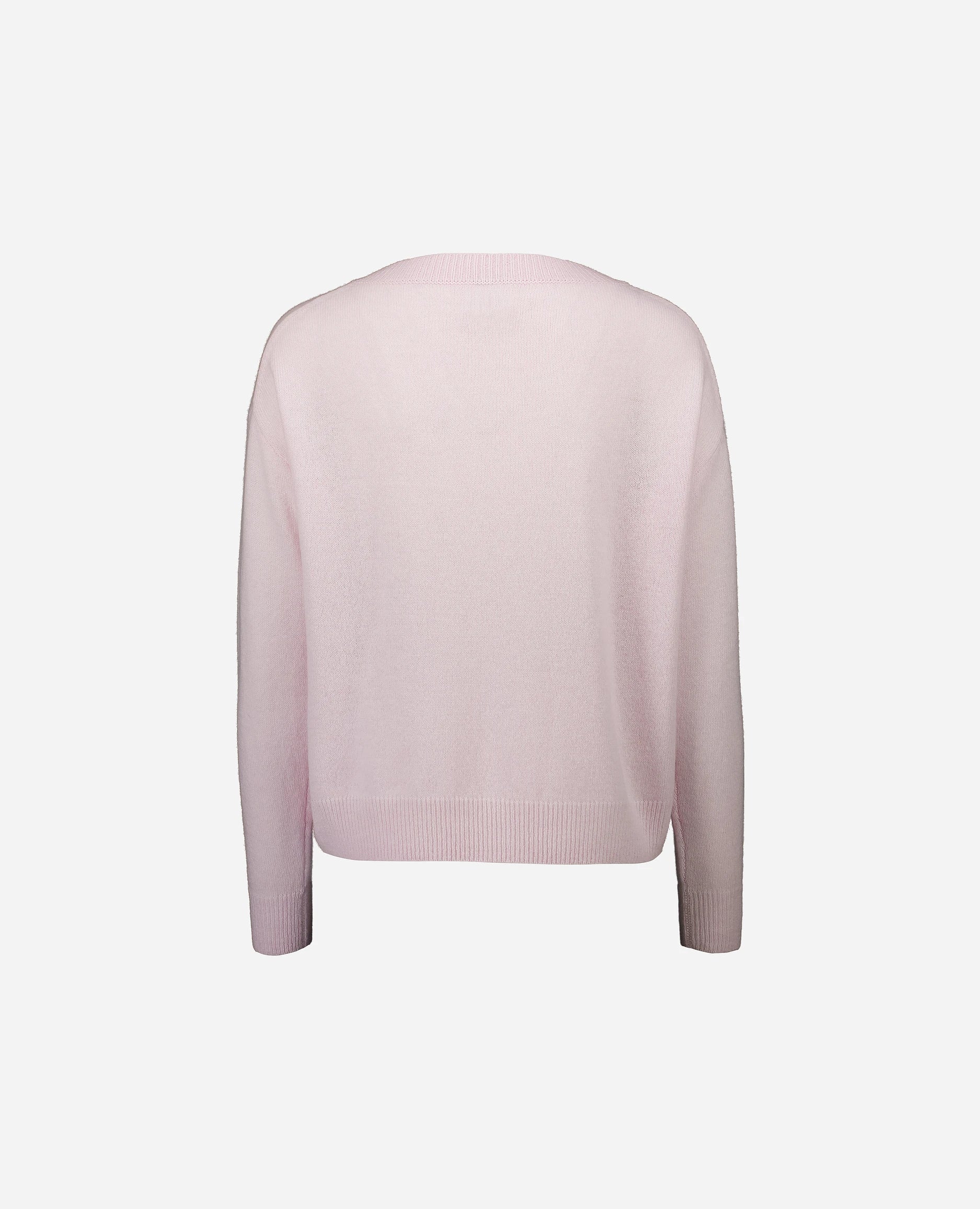 252-11172-60_4 - Allude - 100% Cashmere Active Bootshalsausschnitt Cashmere Damen Feinstrick Kastiger Schnitt Langarm Pullover Rose SAPG::252-11172 Spring/Summer 2025