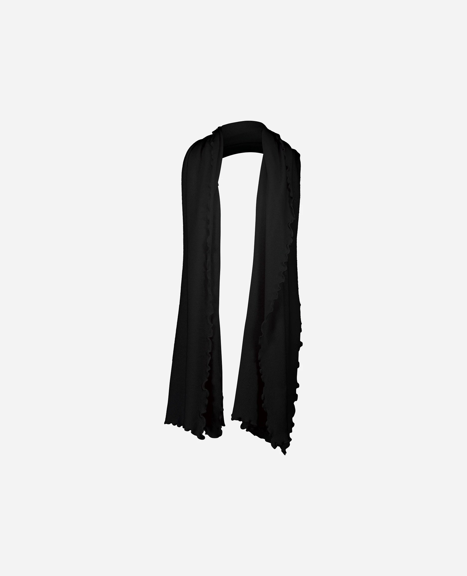 252-11221-90_4 - Allude - Active Schal;Schwarz;Spring/Summer 2025;Damen;100% Cashmere;Feinstrick;Cashmere;SAPG::252-11221
