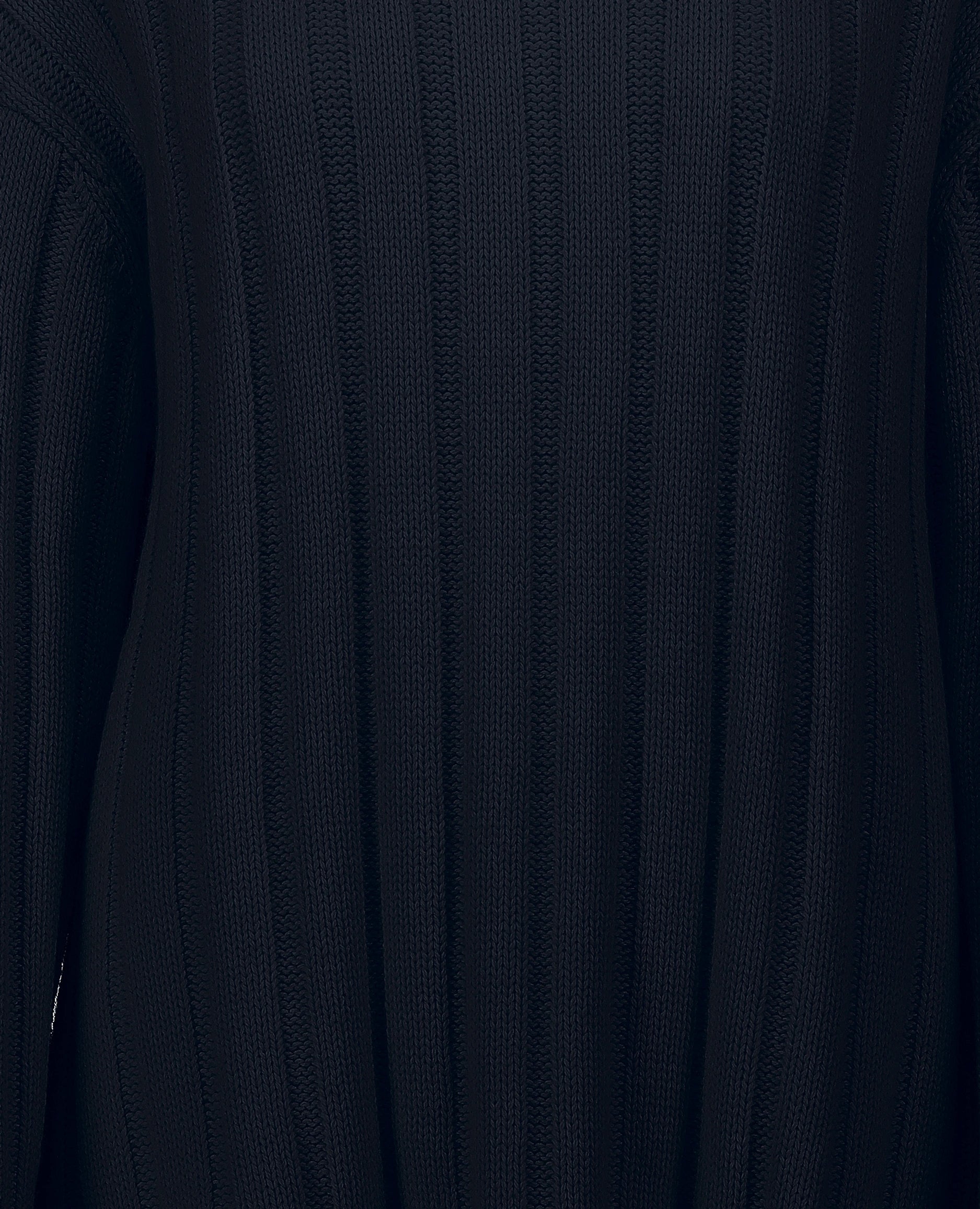 252-15053-14_41 - Allude - 30% Cashmere 70% Baumwolle Active Baumwoll-Mischung Damen Grobstrick Langarm Lockerer Schnitt Navy SAPG::252-15053 Spring/Summer 2025 Tunika