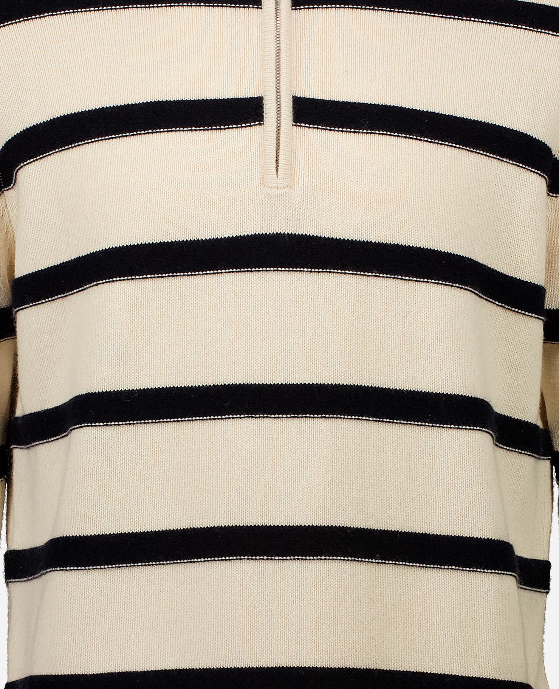 252-35020-4114_41 - Allude - 30% Cashmere 70% Baumwolle Active Allude x Eisbach Baumwoll-Mischung Beige Gerade Passform Herren Langarm mittelschwerer Strick Pullover SAPG::252-35020 Spring/Summer 2025 Stehkragen