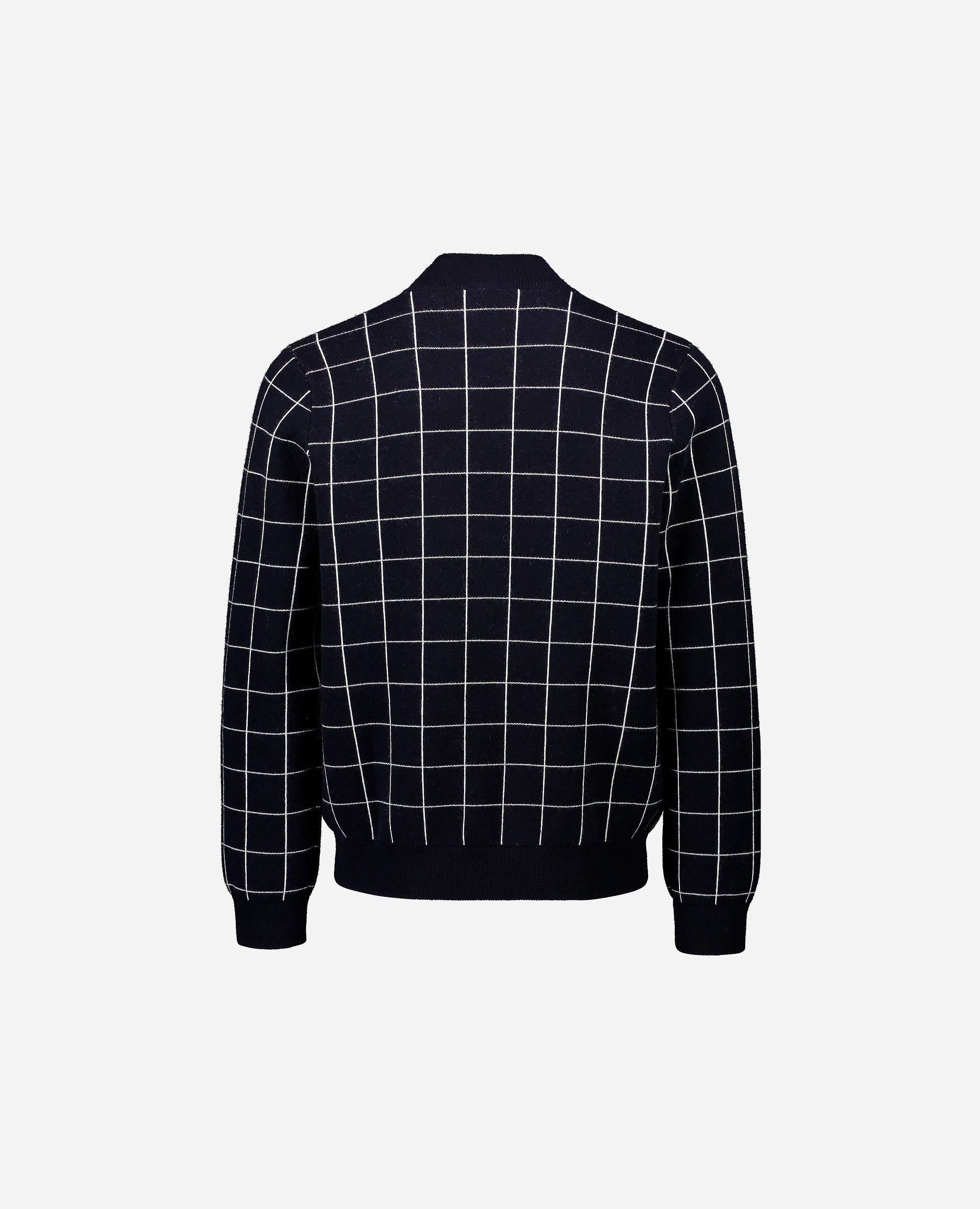 252-35030-1440_4 - Allude - 30% Cashmere 70% Baumwolle Active Allude x Eisbach Baumwoll-Mischung Herren Jacket Langarm Lockerer Schnitt mittelschwerer Strick Navy SAPG::252-35030 Spring/Summer 2025