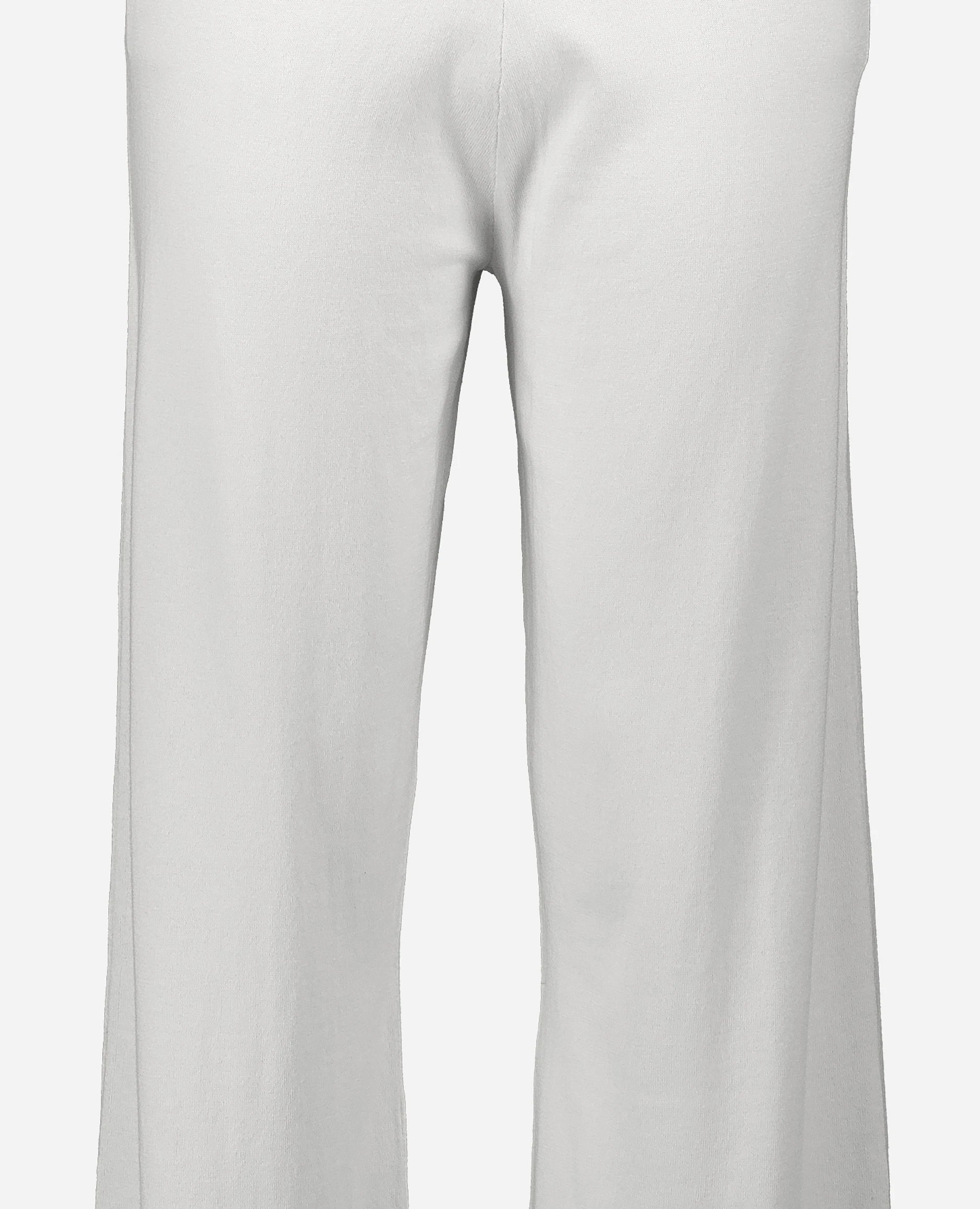 252-62007-40_41 - Allude - 10% Cashmere 20% Seide 70% Baumwolle Active Allude x Eisbach Baumwoll-Mischung Damen Feinstrick Hose Lockerer Schnitt SAPG::252-62007 Spring/Summer 2025 Weiß