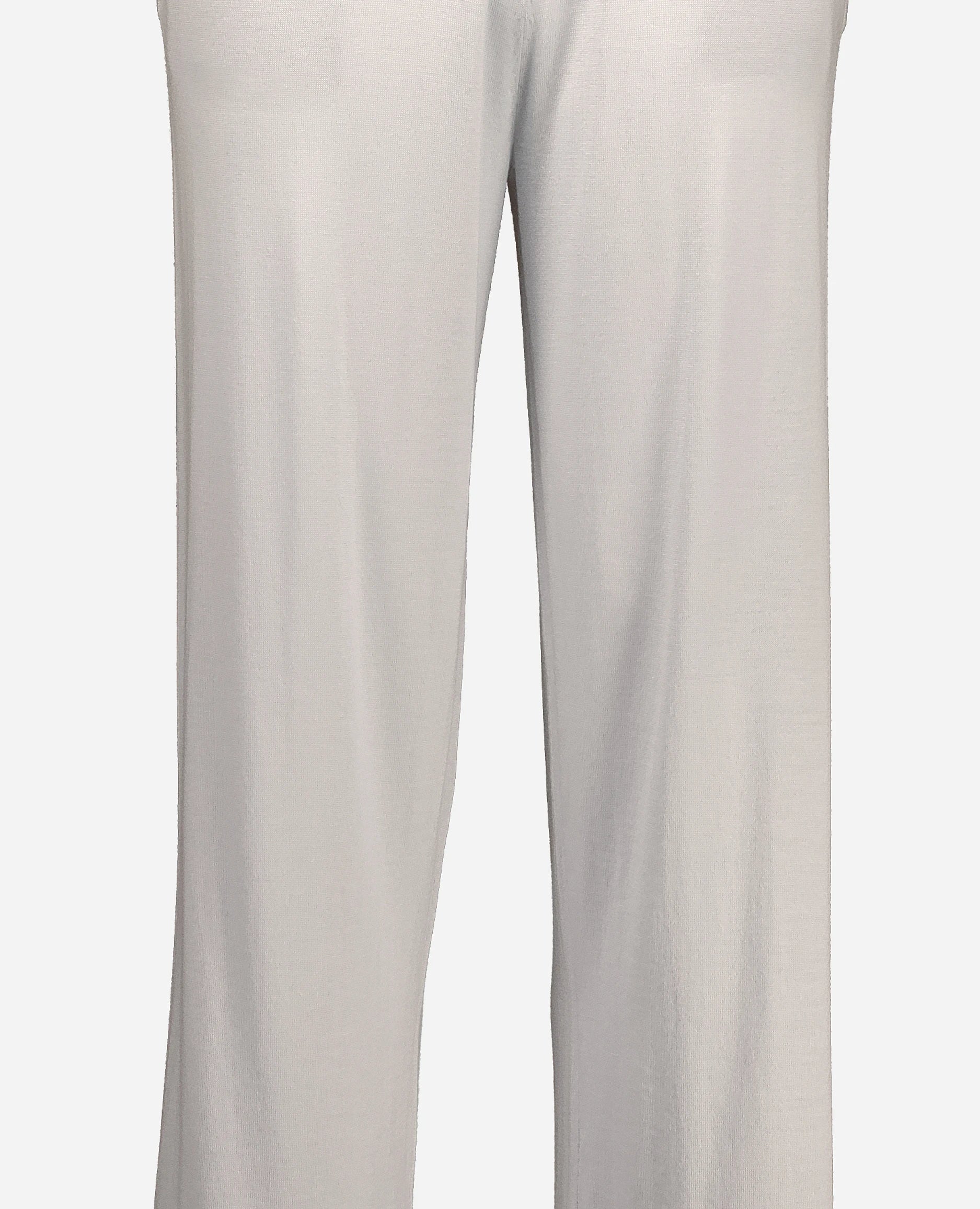 252-64046-440_41 - Allude - 100% Wolle (Merino) Active Allude x Eisbach Damen Feinstrick Hose Lockerer Schnitt SAPG::252-64046 Spring/Summer 2025 Weiß Wolle