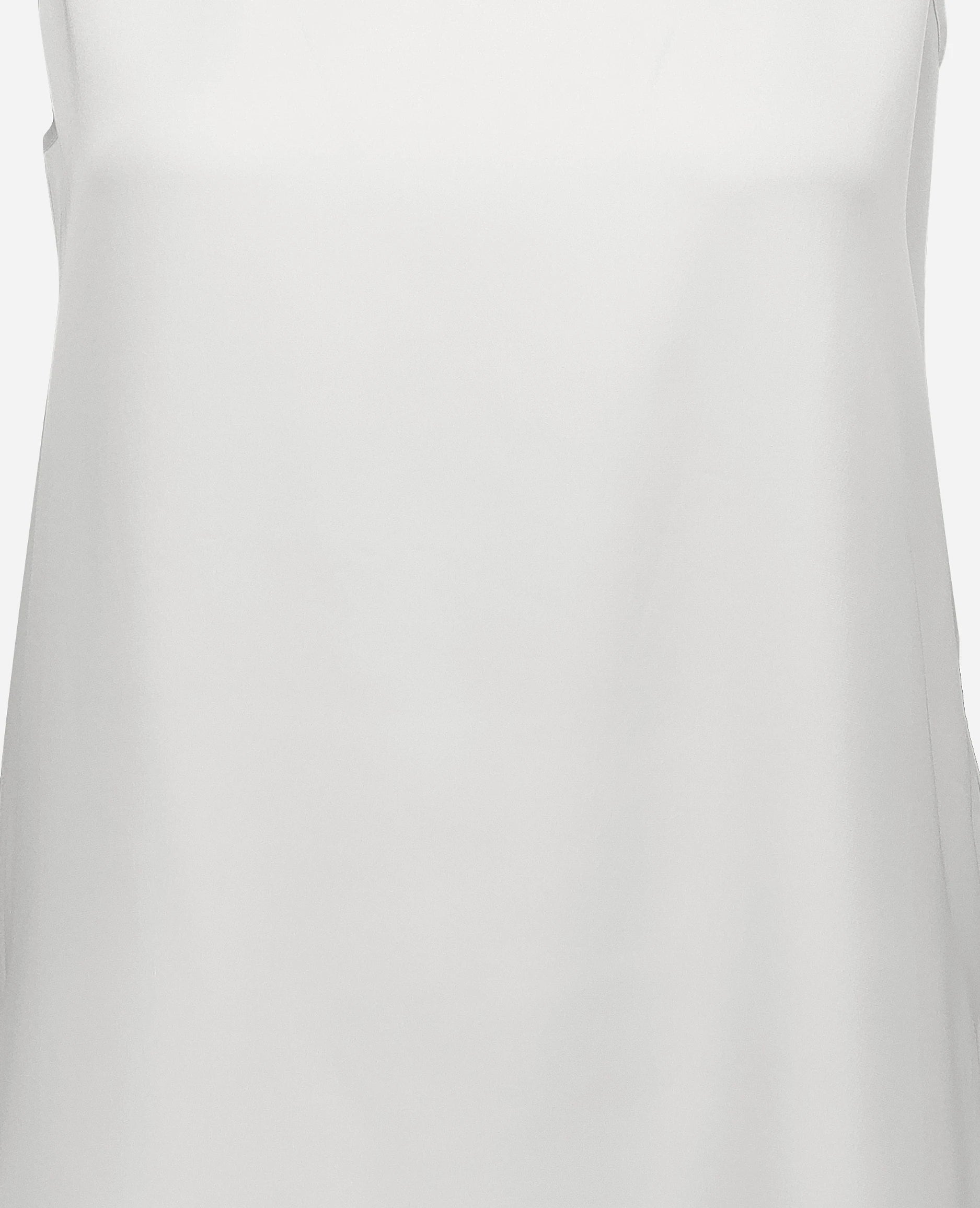 252-84002-40_41 - Allude - 7% Elastan 93% Seide Active Damen Gerade Passform Rundhals SAPG::252-84002 Seide Spring/Summer 2025 Top Weiß