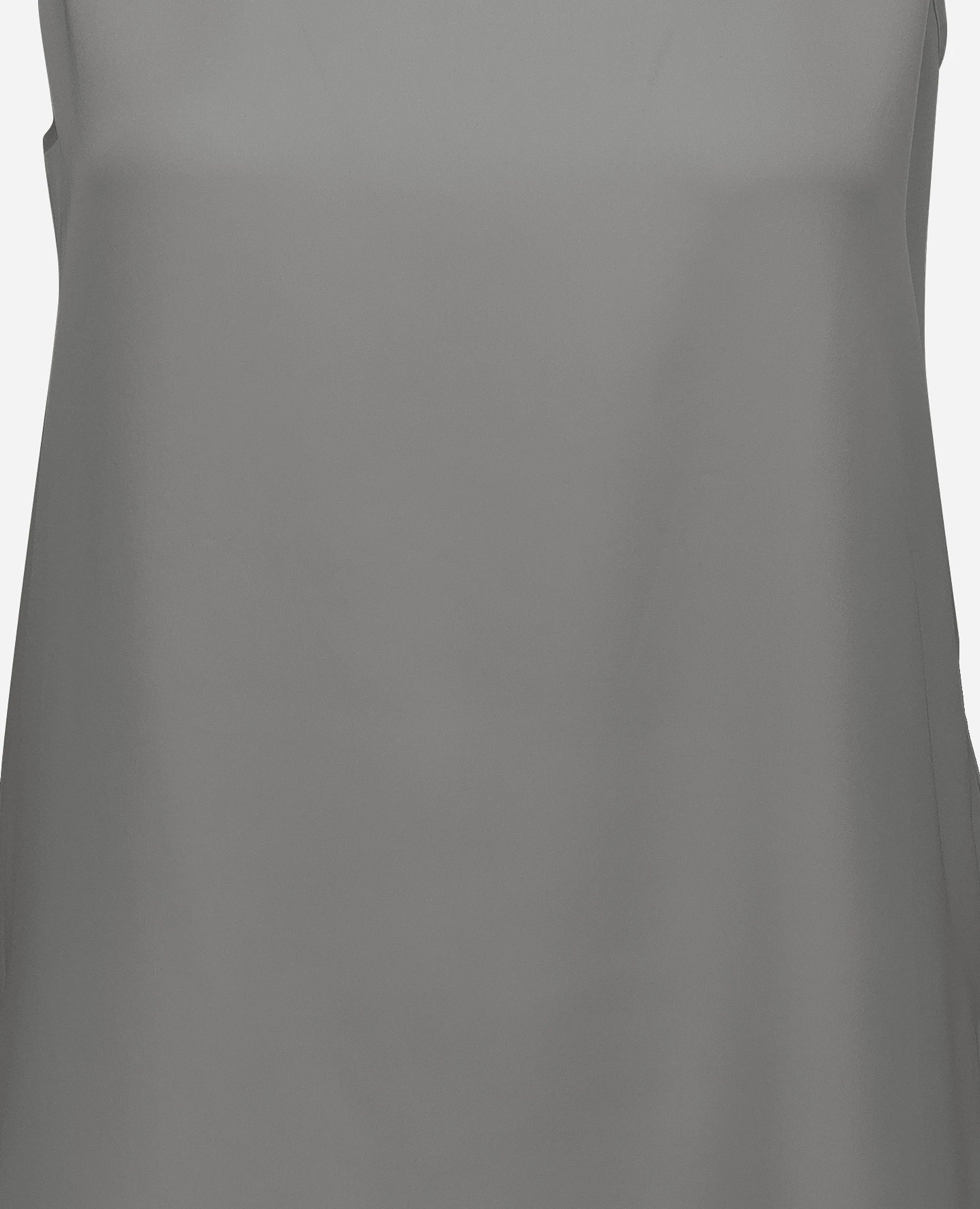 252-84002-82_41 - Allude - 7% Elastan 93% Seide Active Damen Gerade Passform Grau Rundhals SAPG::252-84002 Seide Spring/Summer 2025 Top