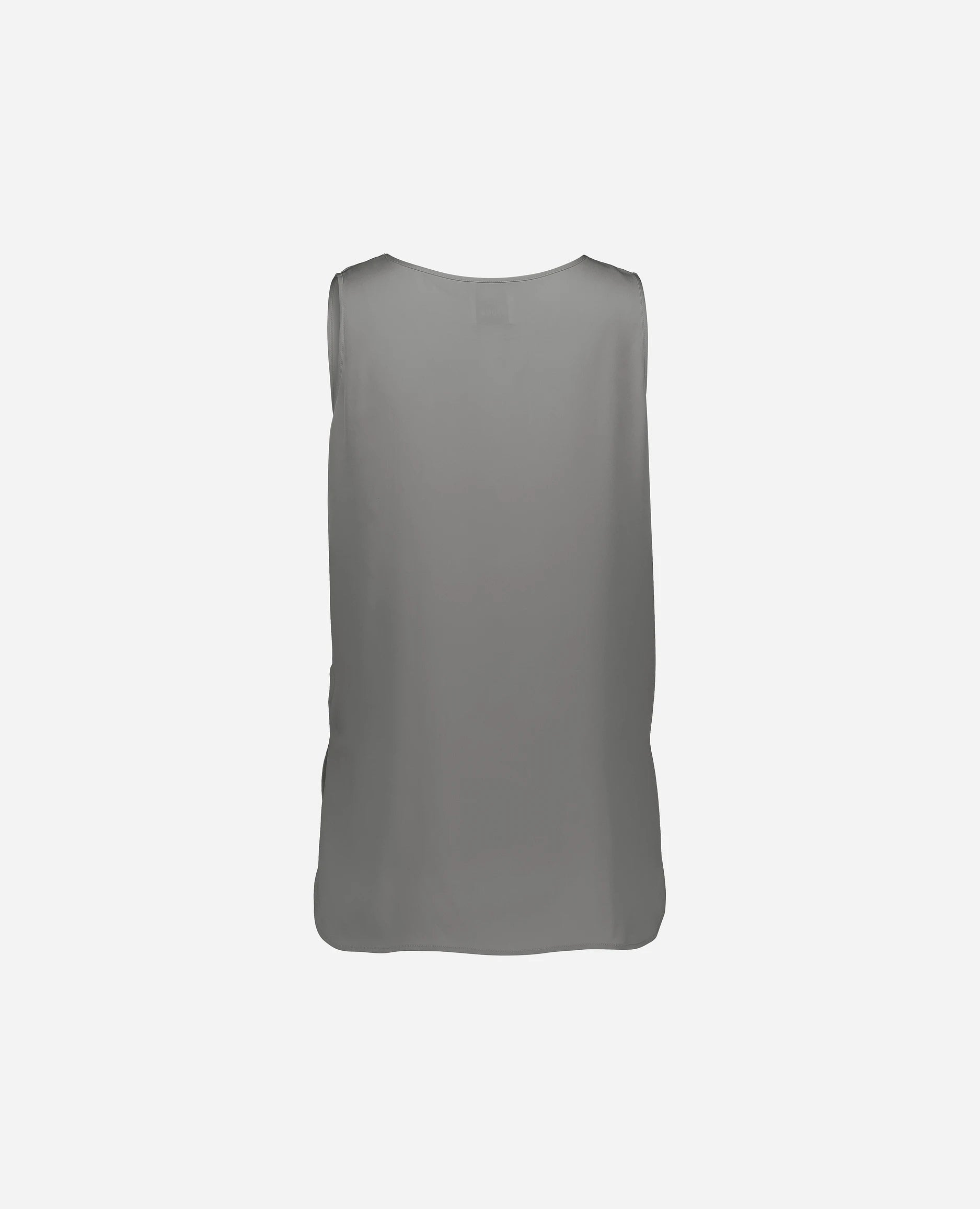 252-84002-82_42 - Allude - 7% Elastan 93% Seide Active Damen Gerade Passform Grau Rundhals SAPG::252-84002 Seide Spring/Summer 2025 Top