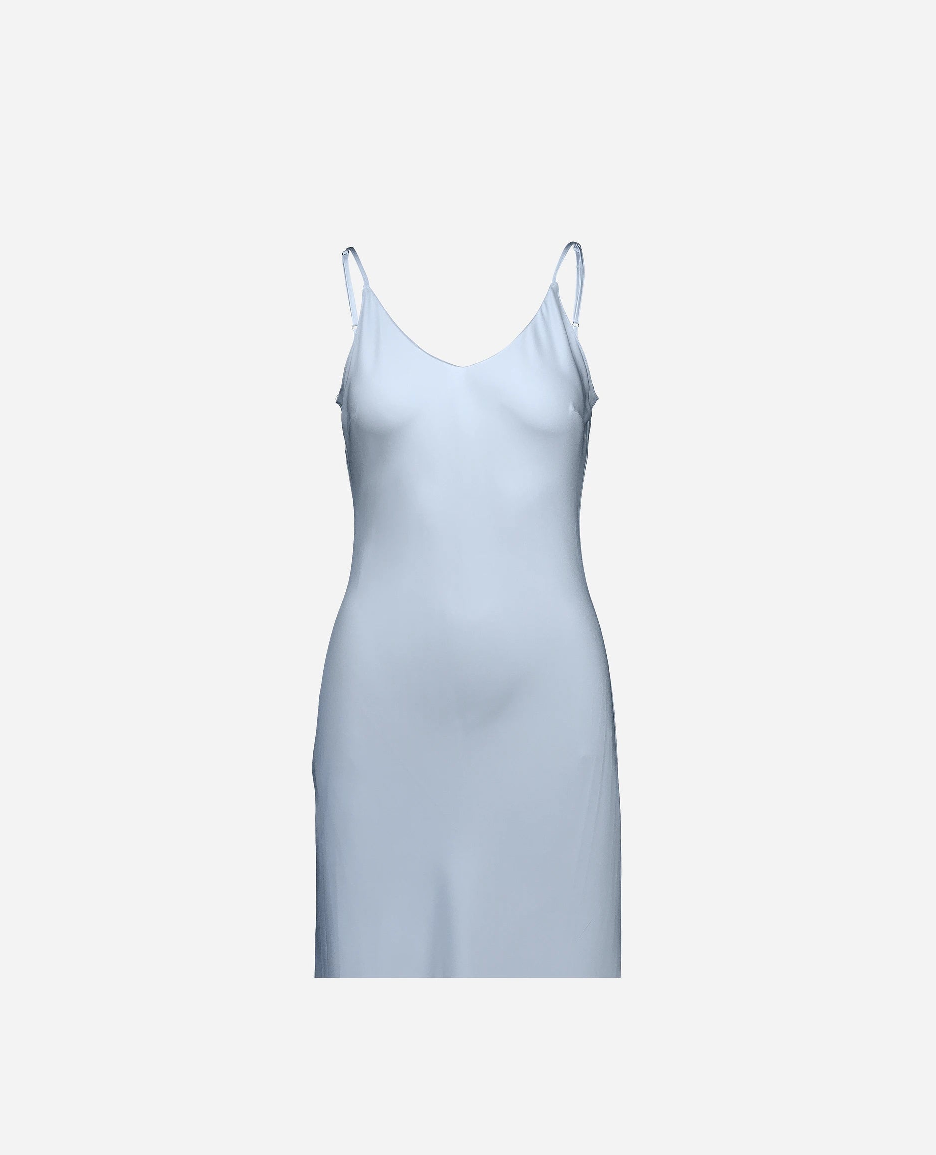 252-84004-11_3 - Allude - 7% Elastan 93% Seide A-Form Active Blau Damen Kleid SAPG::252-84004 Seide Spring/Summer 2025