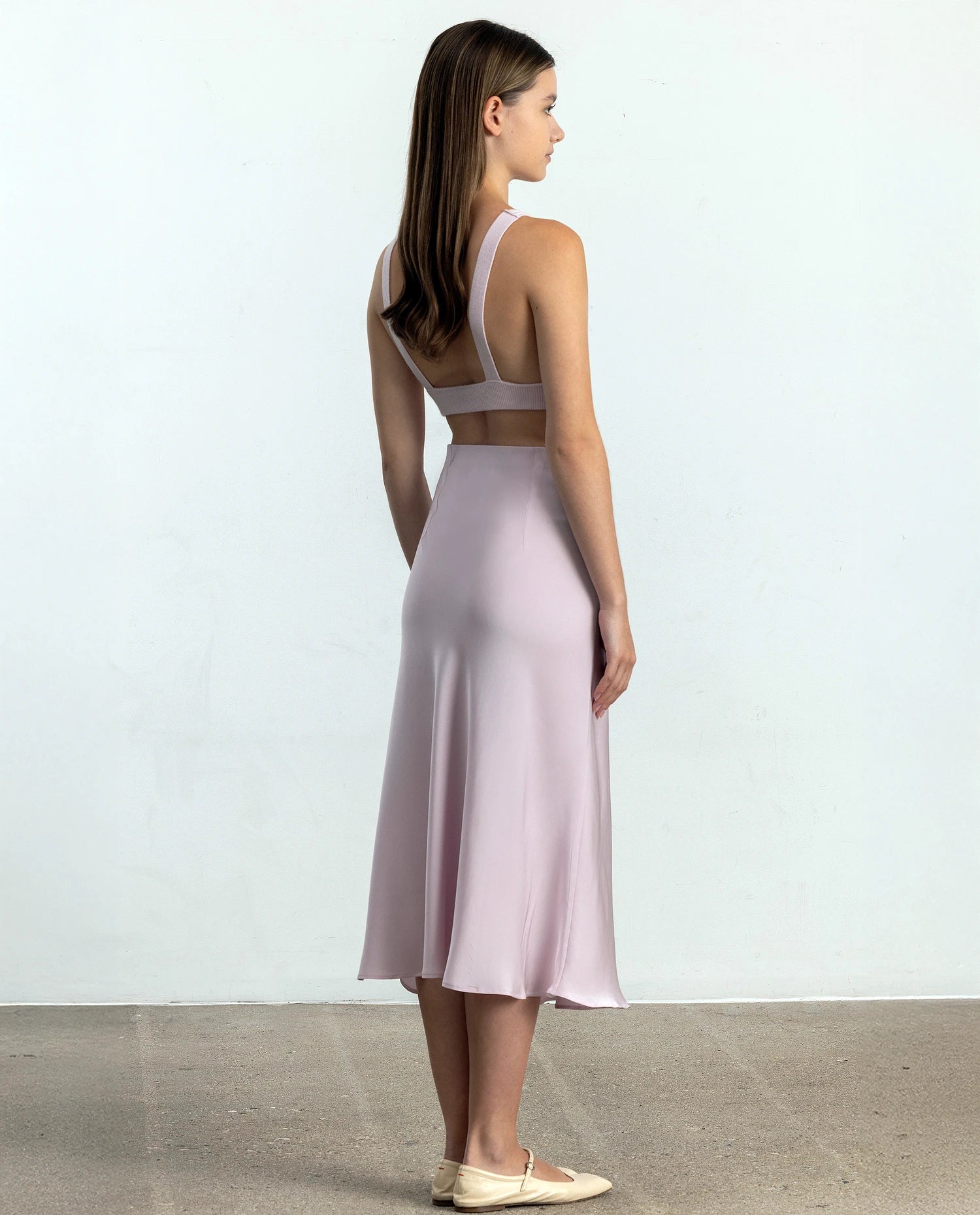 252-84005-60_21 - Allude - 7% Elastan 93% Seide A-Form Active Damen Rock Rose SAPG::252-84005 Seide Spring/Summer 2025