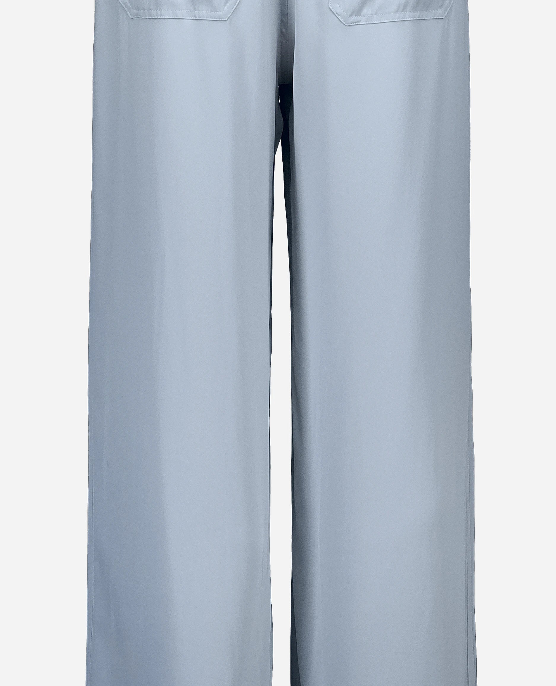 252-84006-11_41 - Allude - 7% Elastan 93% Seide Active Blau Damen Hose Lockerer Schnitt SAPG::252-84006 Seide Spring/Summer 2025