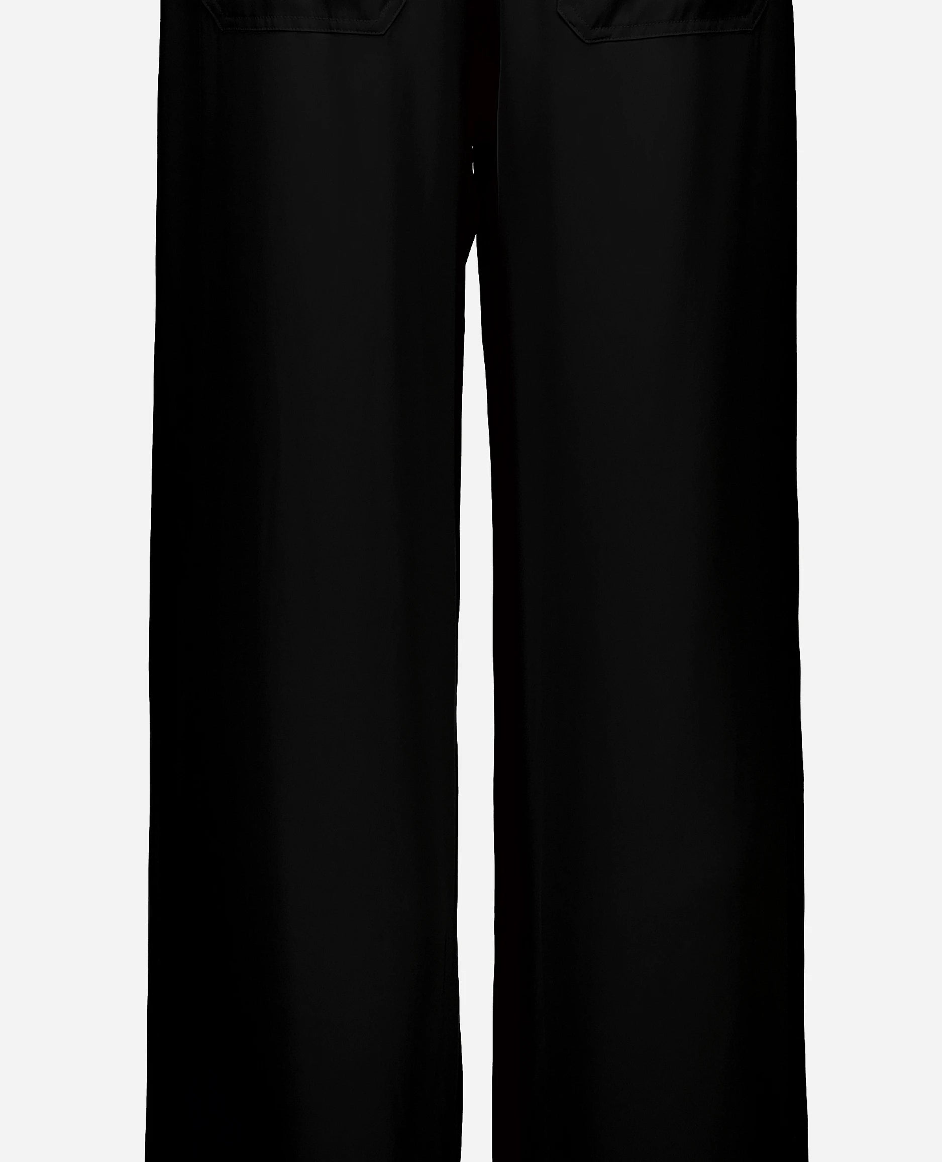 252-84006-90_41 - Allude - 7% Elastan 93% Seide Active Damen Hose Lockerer Schnitt SAPG::252-84006 Schwarz Seide Spring/Summer 2025