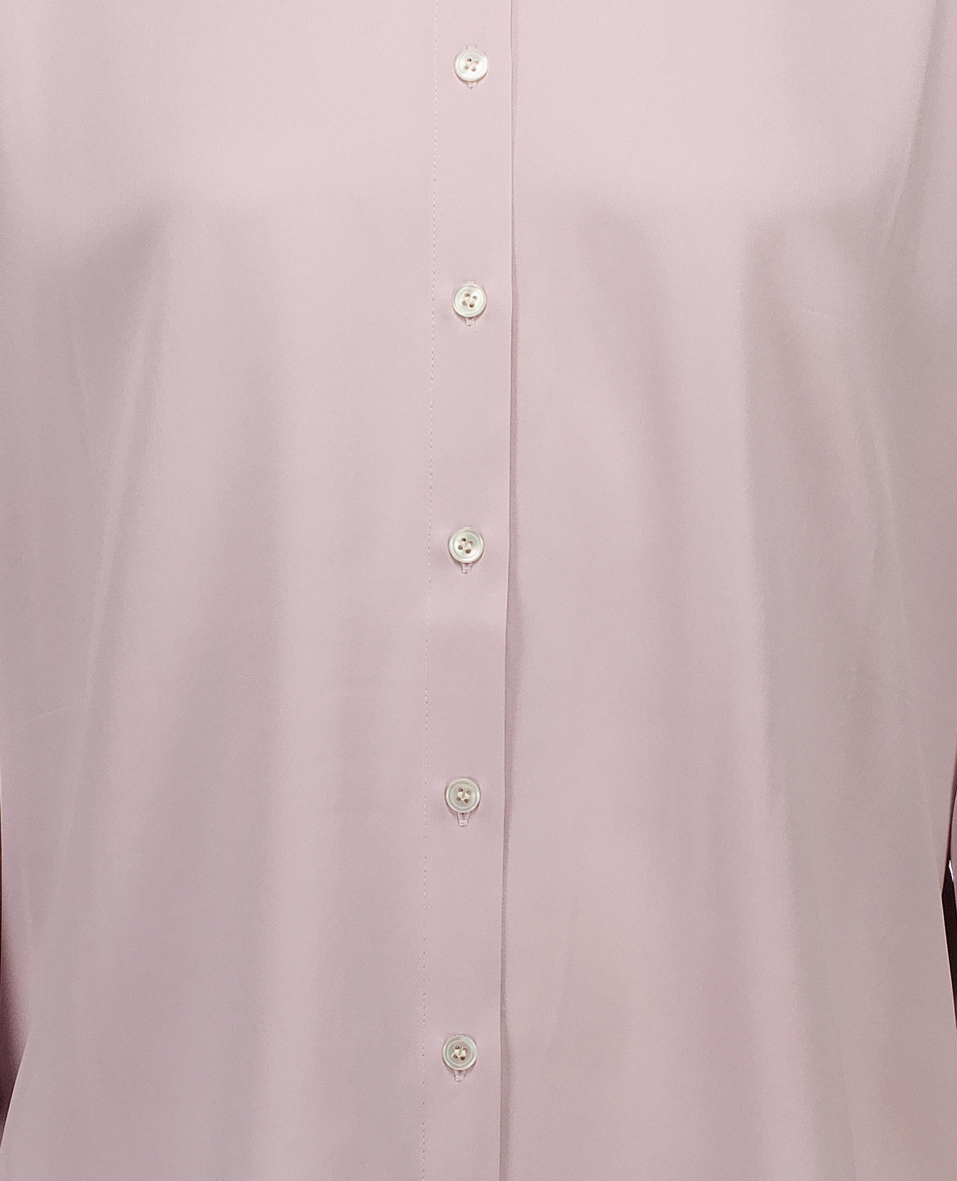 252-84011-60_41 - Allude - 7% Elastan 93% Seide Active Bluse Damen Langarm Lockerer Schnitt Rose SAPG::252-84011 Seide Spring/Summer 2025