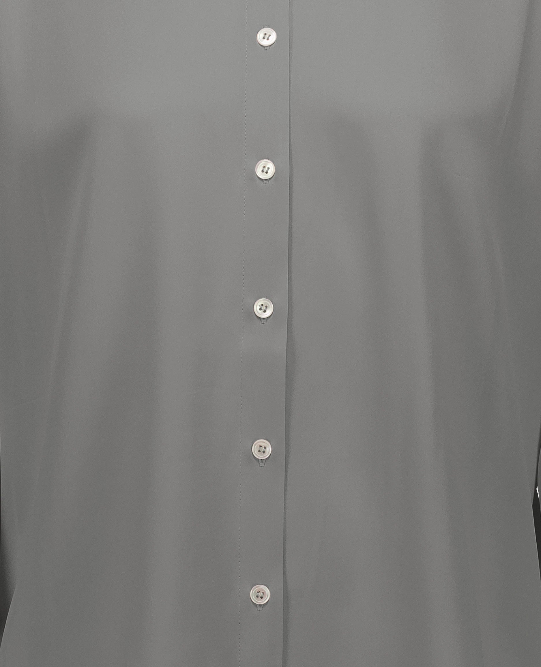 252-84011-82_41 - Allude - 7% Elastan 93% Seide Active Bluse Damen Grau Langarm Lockerer Schnitt SAPG::252-84011 Seide Spring/Summer 2025