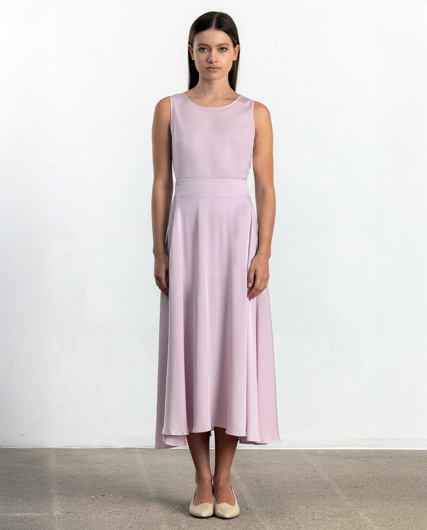252-84015-60_2 - Allude - 7% Elastan 93% Seide A-Form Active Damen Rock Rose SAPG::252-84015 Seide Spring/Summer 2025
