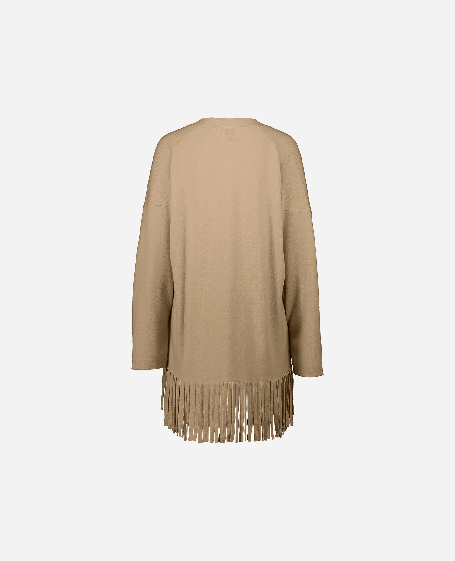 253-20000-42_2 - Allude - Active Beige Cashmere Damen Feinstrick Flachstrick High Summer 2025 Langarm offen SAPG::253-20000 Strickjacke