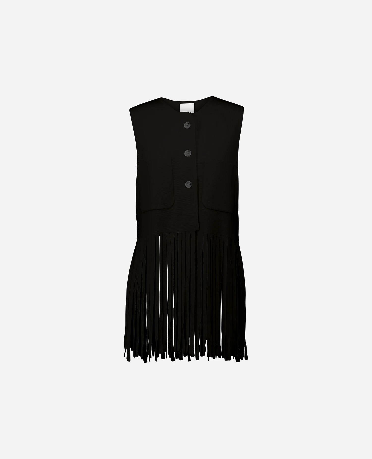 253-20001-90_1 - Allude - 0 Active Cashmere Damen High Summer 2025 Milano Strick mittelschwerer Strick SAPG::253-20001 Schwarz Weste