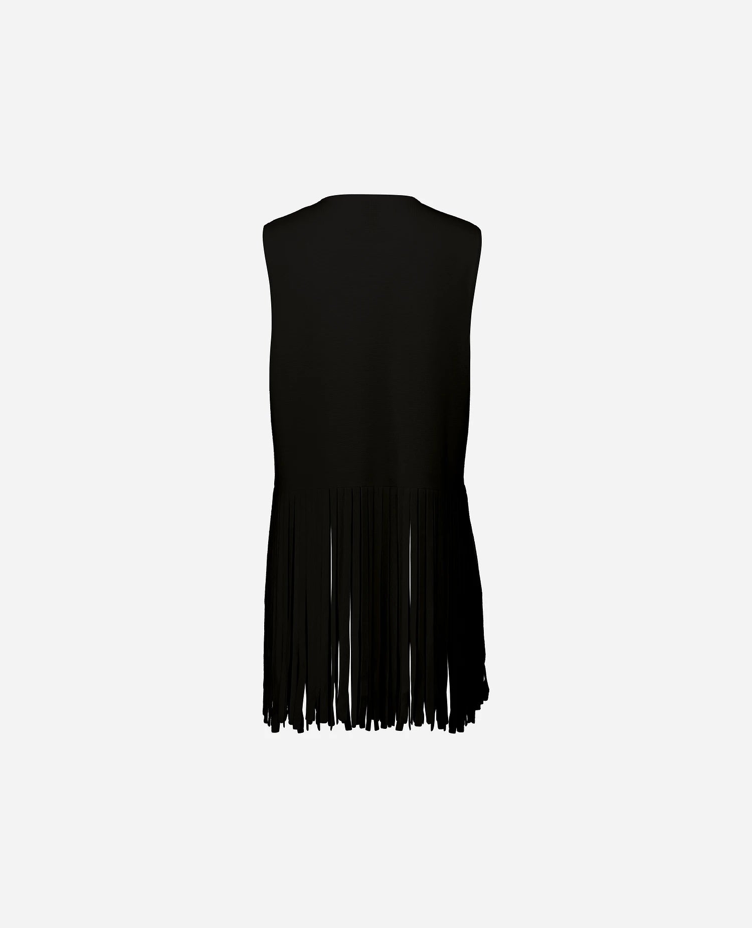 253-20001-90_2 - Allude - 0 Active Cashmere Damen High Summer 2025 Milano Strick mittelschwerer Strick SAPG::253-20001 Schwarz Weste