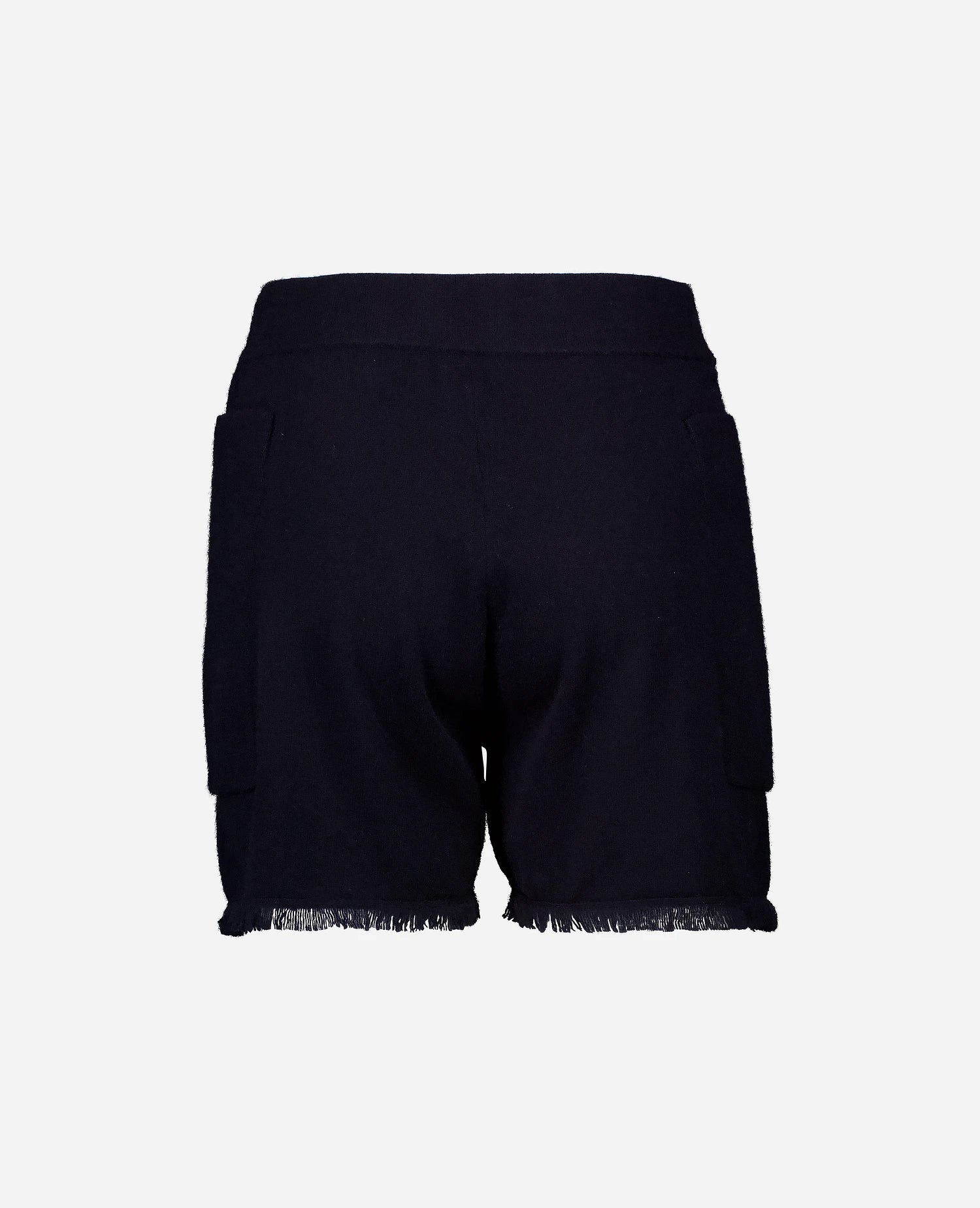 253-20042-14_2 - Allude - 0 Active Cashmere Damen Feinstrick Flachstrick High Summer 2025 kurze Hose Navy SAPG::253-20042