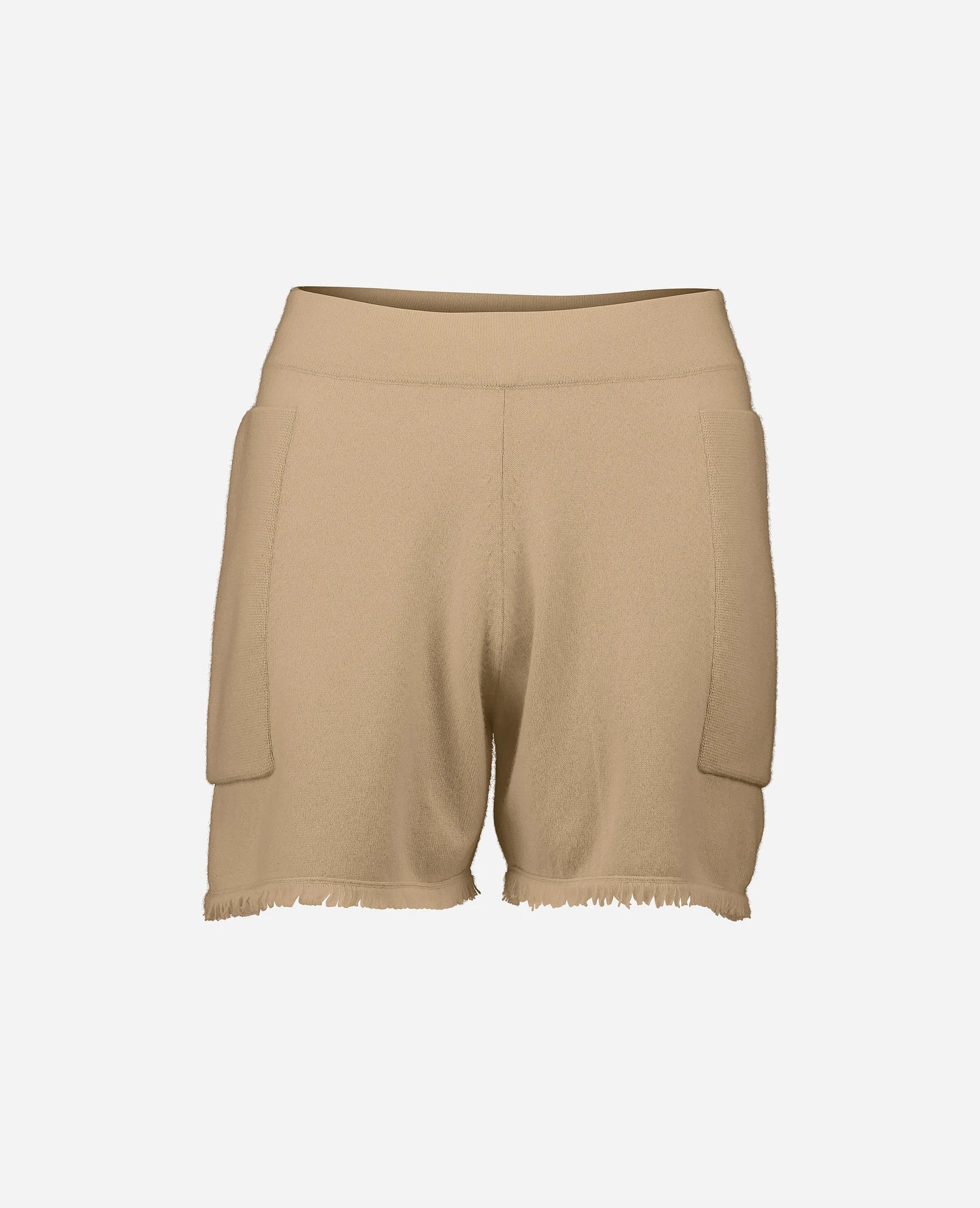 253-20042-42_1 - Allude - 0 Active Beige Cashmere Damen Feinstrick Flachstrick High Summer 2025 kurze Hose SAPG::253-20042