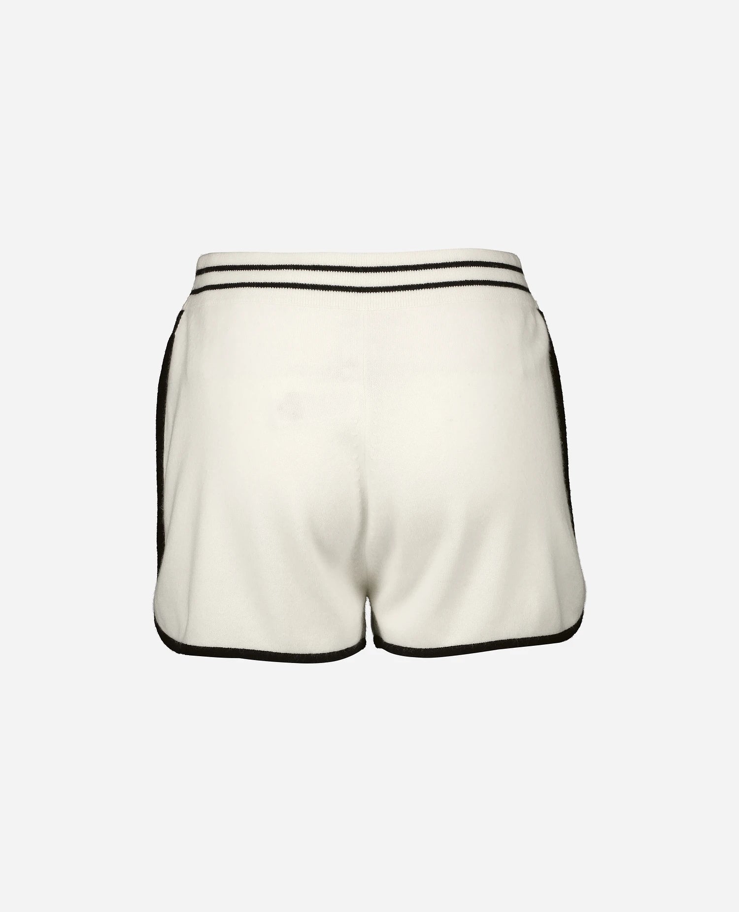 253-20055-4014_2 - Allude - 0 Active Cashmere Damen Feinstrick Flachstrick High Summer 2025 kurze Hose SAPG::253-20055 Weiß
