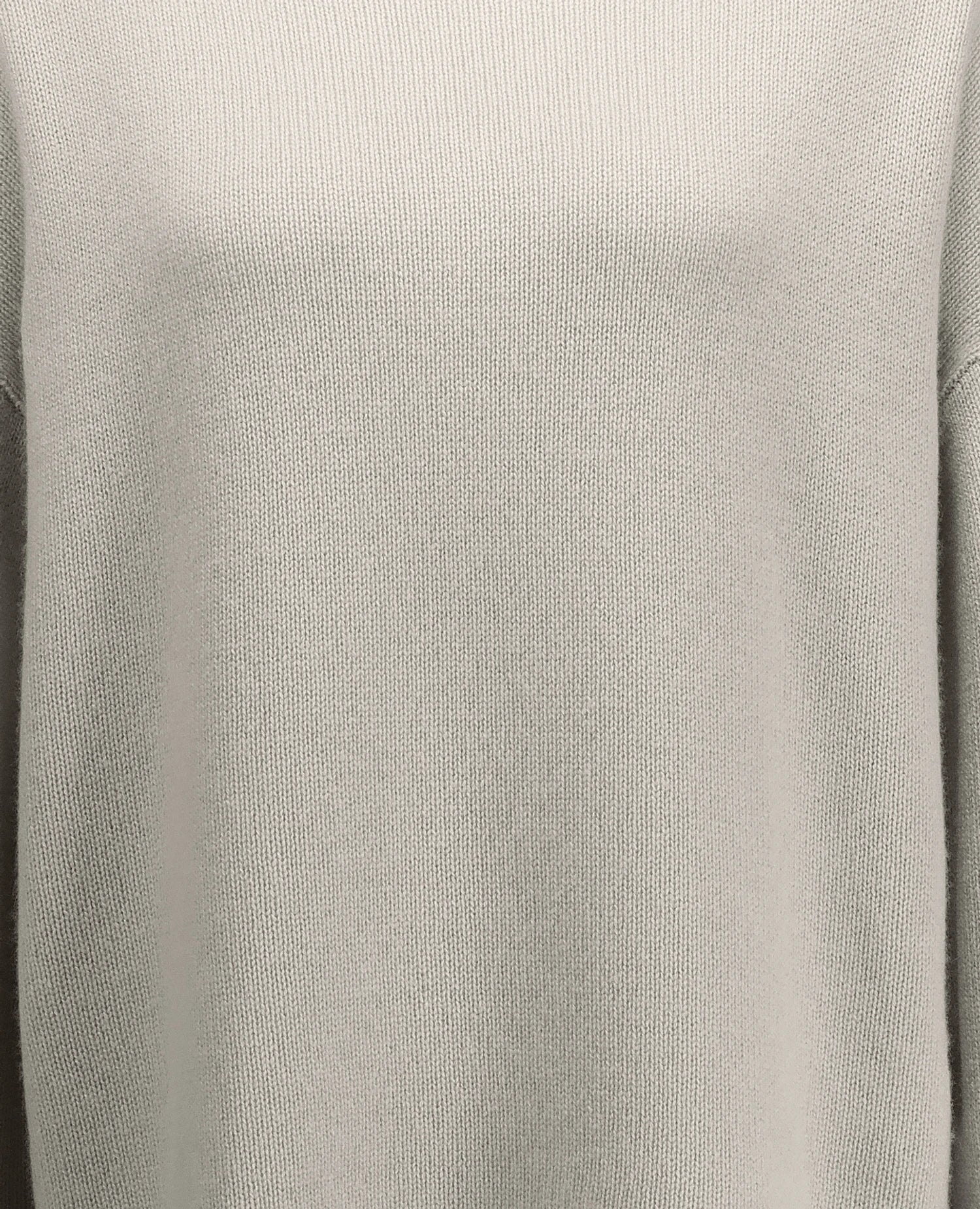 255-11154-80_41 - Allude - 100% Cashmere Active Damen Fall/Winter 2025/2026 Flachstrick Grau Lockerer Schnitt mittelschwerer Strick NEW Pullover SAPG::255-11154 Stehkragen