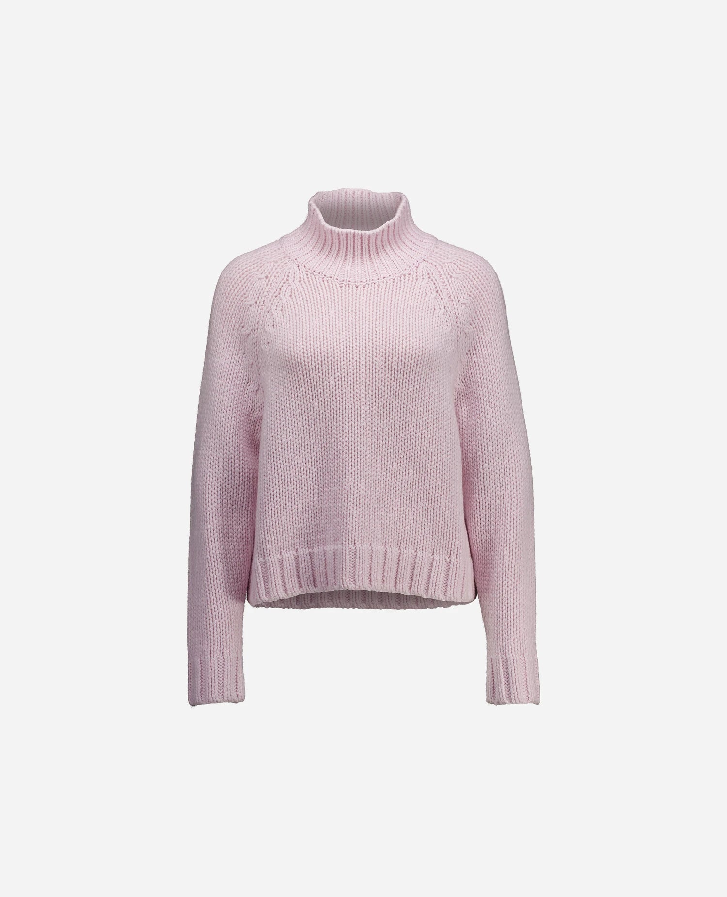 255-11162-60_3 - Allude - 100% Cashmere Active Damen Fall/Winter 2025/2026 Flachstrick Gerade Passform Grobstrick NEW Pullover Rose SAPG::255-11162 Stehkragen