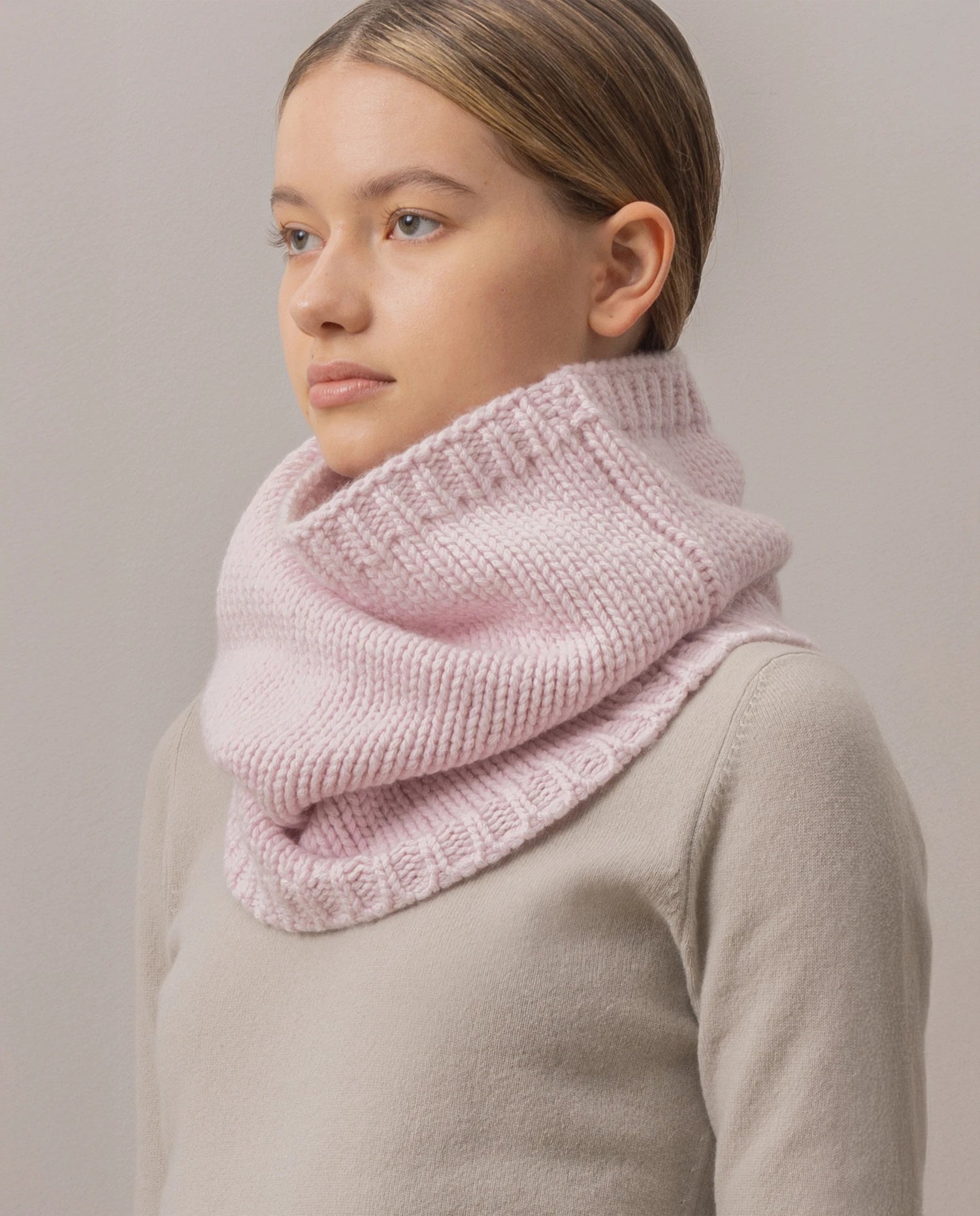 255-11164-60_20 - Allude - 0 100% Cashmere Active Damen Fall/Winter 2025/2026 Flachstrick Grobstrick NEW Rose SAPG::255-11164 Schal