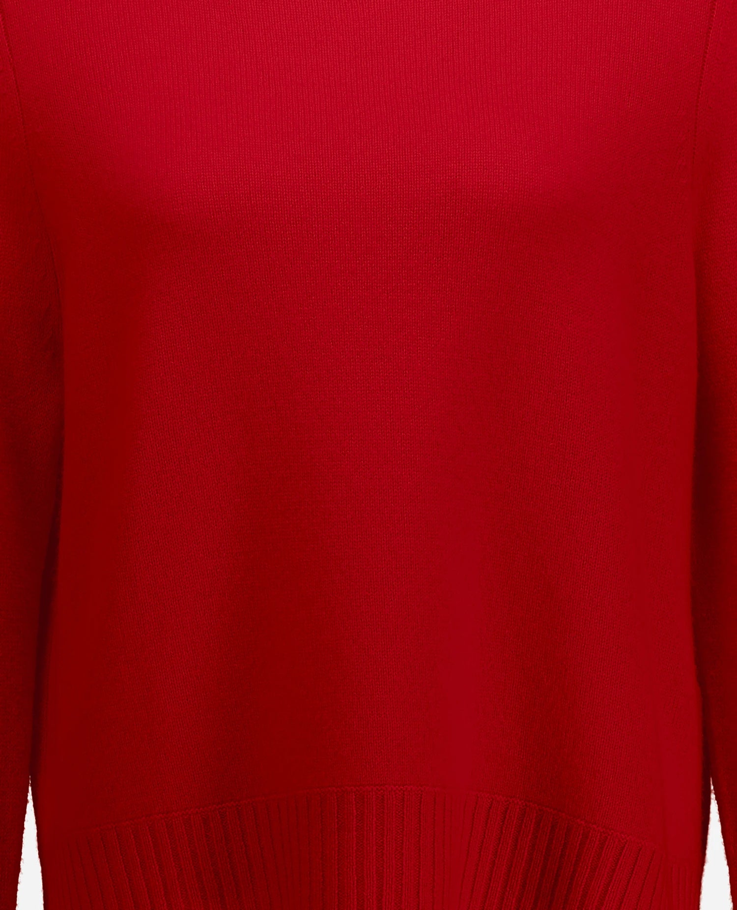 255-11173-64_41 - Allude - 100% Cashmere Active Damen Fall/Winter 2025/2026 Feinstrick Flachstrick Lockerer Schnitt NEW Pullover Rot SAPG::255-11173 Stehkragen