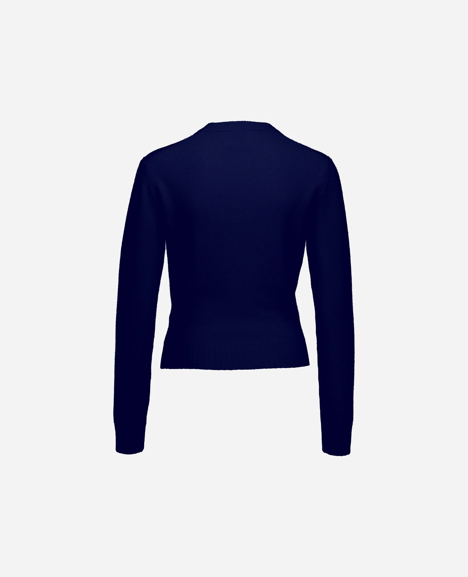 255-11204-12_4 - Allude - 100% Cashmere Active Blau Damen Fall/Winter 2025/2026 Flachstrick Gerade Passform mittelschwerer Strick NEW Pullover Rundhals SAPG::255-11204