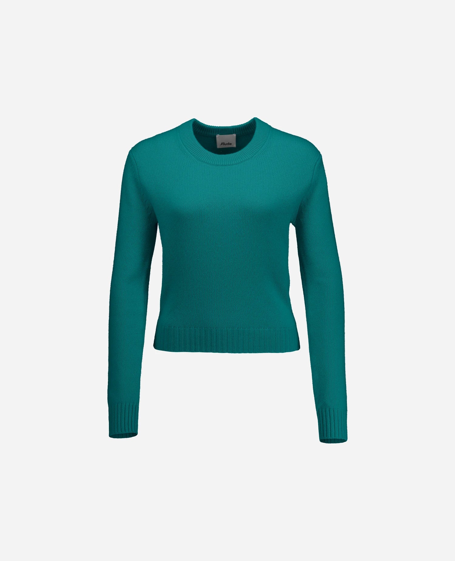 255-11204-15_3 - Allude - 100% Cashmere Active Blau Damen Fall/Winter 2025/2026 Flachstrick Gerade Passform mittelschwerer Strick NEW Pullover Rundhals SAPG::255-11204