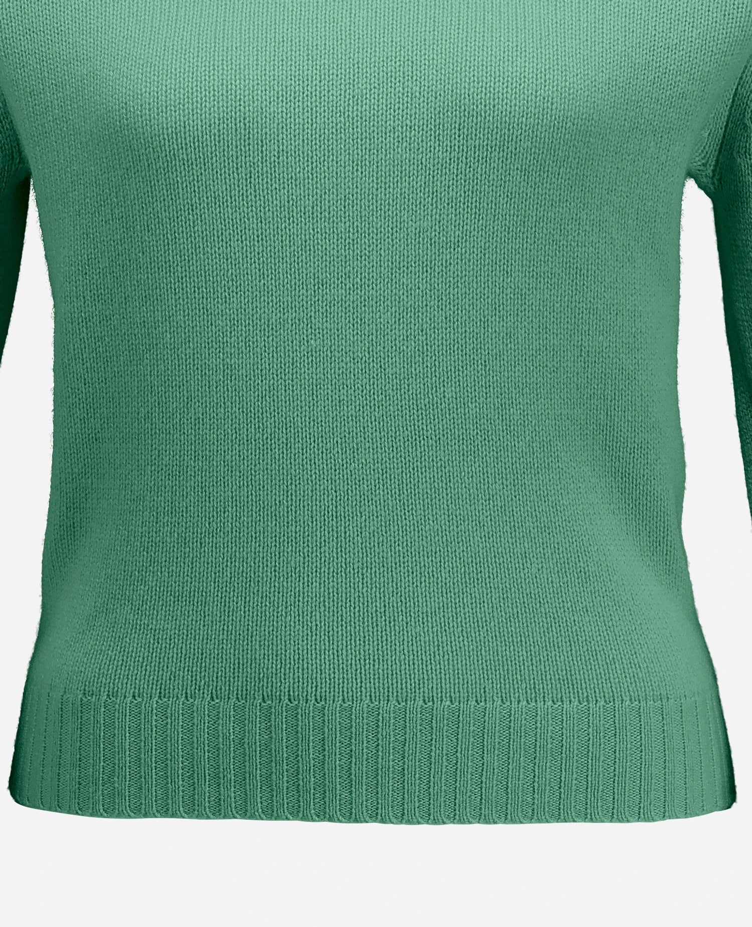 255-11204-32_41 - Allude - 100% Cashmere Active Damen Fall/Winter 2025/2026 Flachstrick Gerade Passform Grün mittelschwerer Strick NEW Pullover Rundhals SAPG::255-11204