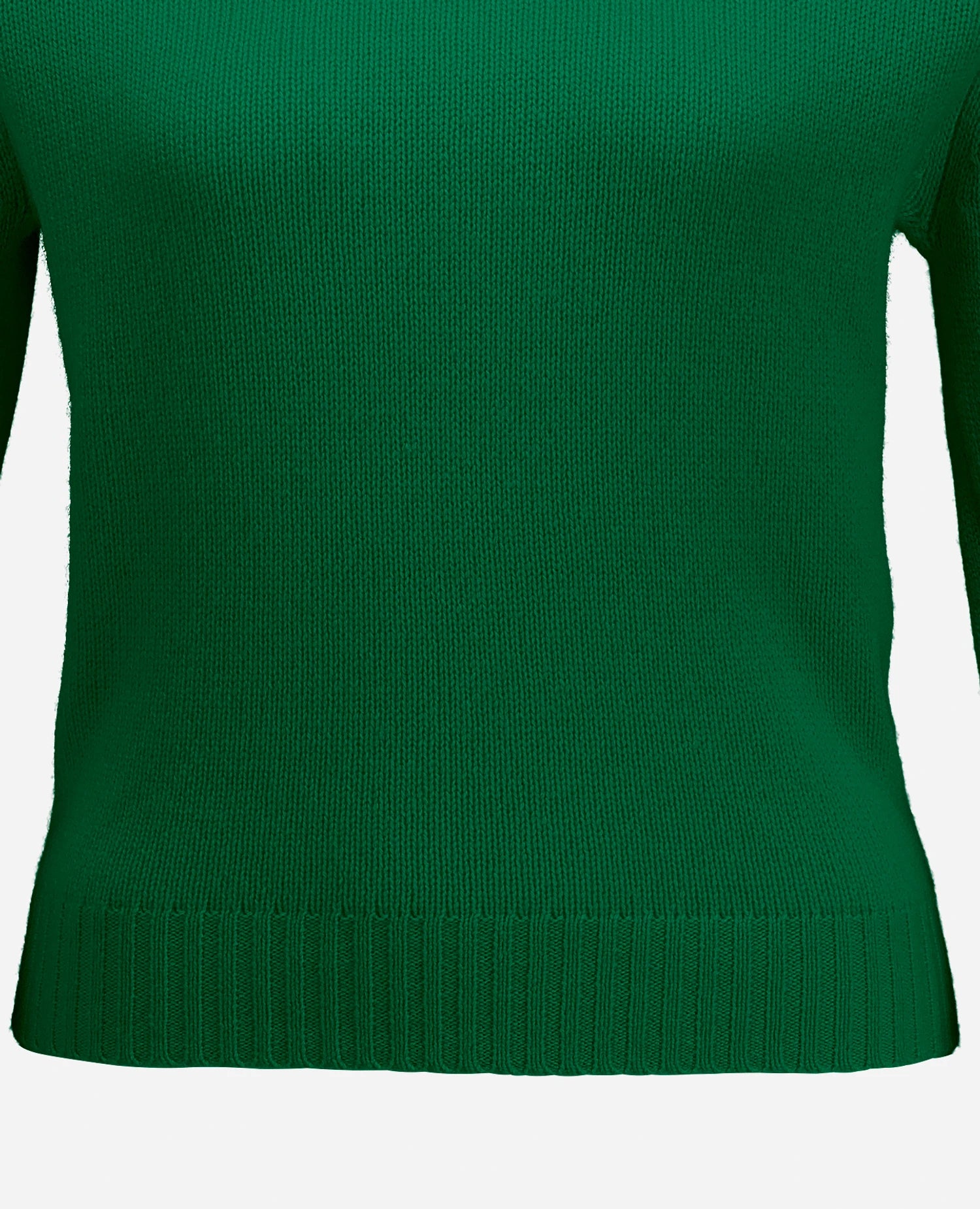 255-11204-33_41 - Allude - 100% Cashmere Active Damen Fall/Winter 2025/2026 Flachstrick Gerade Passform Grün mittelschwerer Strick NEW Pullover Rundhals SAPG::255-11204