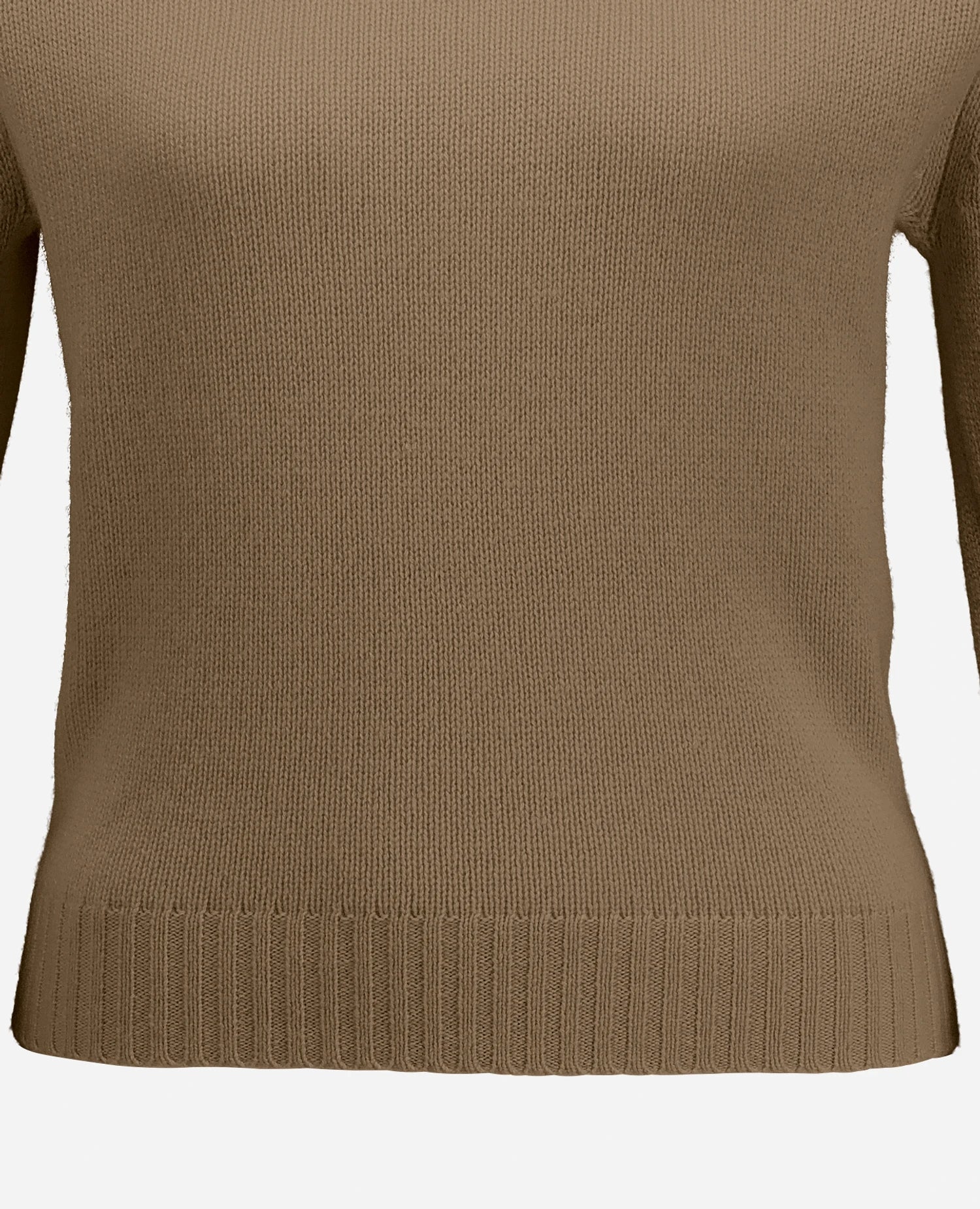 255-11204-43_41 - Allude - 100% Cashmere Active Beige Damen Fall/Winter 2025/2026 Flachstrick Gerade Passform mittelschwerer Strick NEW Pullover Rundhals SAPG::255-11204