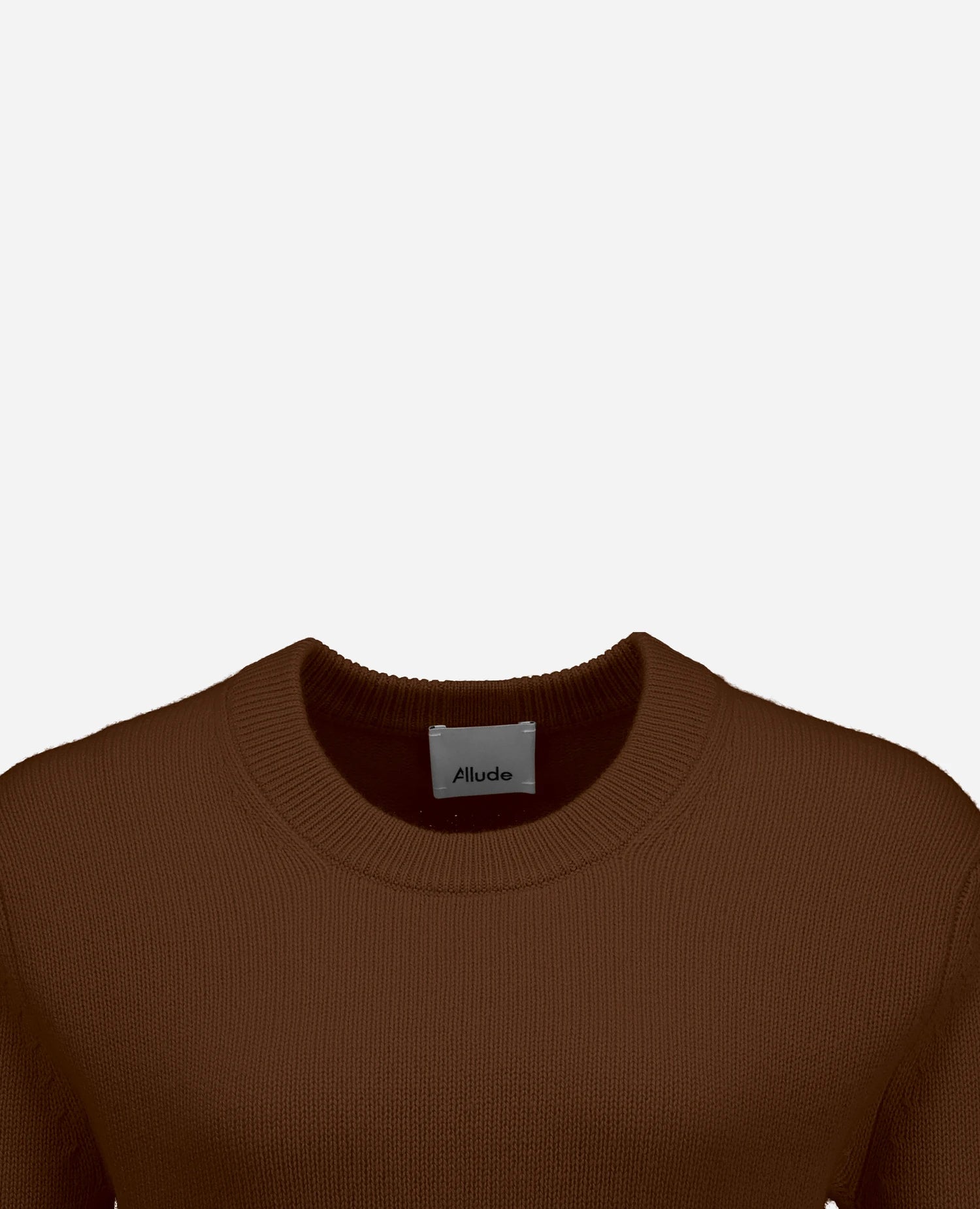 255-11204-44_40 - Allude - 100% Cashmere Active Beige Damen Fall/Winter 2025/2026 Flachstrick Gerade Passform mittelschwerer Strick NEW Pullover Rundhals SAPG::255-11204