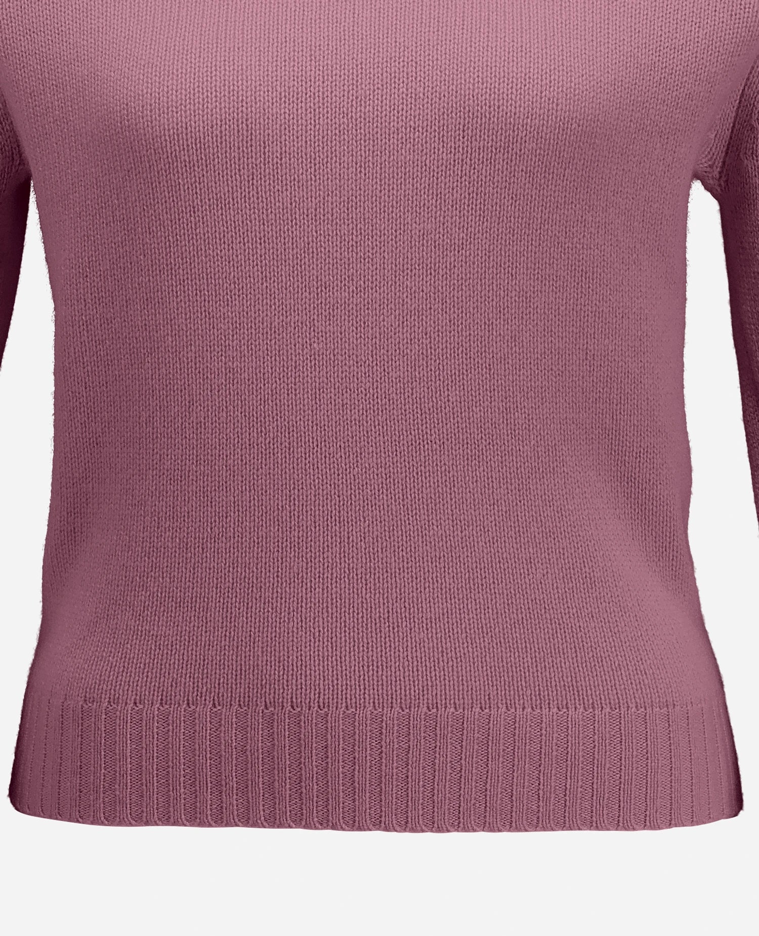 255-11204-61_41 - Allude - 100% Cashmere Active Damen Fall/Winter 2025/2026 Flachstrick Gerade Passform mittelschwerer Strick NEW Pullover Rose Rundhals SAPG::255-11204