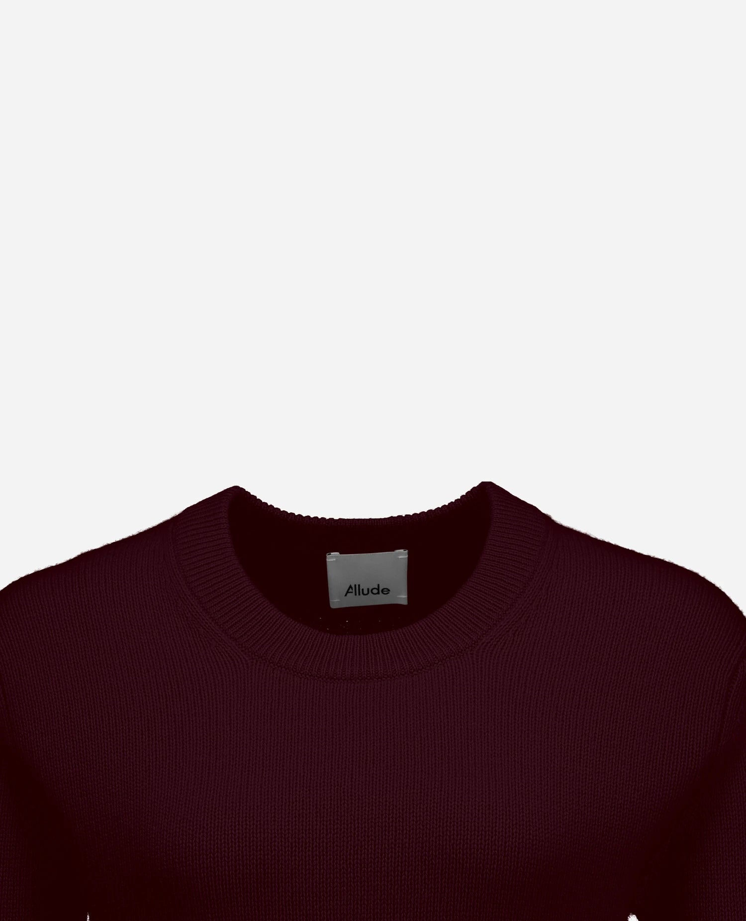 255-11204-68_40 - Allude - 100% Cashmere Active Damen Fall/Winter 2025/2026 Flachstrick Gerade Passform mittelschwerer Strick NEW Pullover Rot Rundhals SAPG::255-11204
