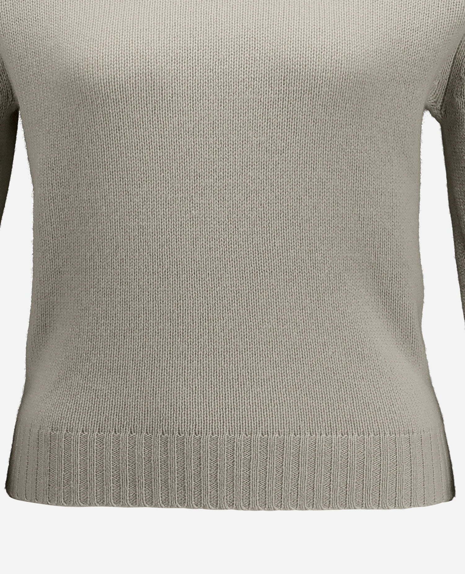 255-11204-82_41 - Allude - 100% Cashmere Active Damen Fall/Winter 2025/2026 Flachstrick Gerade Passform Grau mittelschwerer Strick NEW Pullover Rundhals SAPG::255-11204