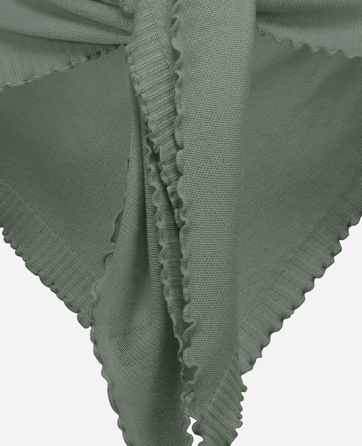 255-11220-31_41 - Allude - 0 100% Cashmere Active Damen Fall/Winter 2025/2026 Feinstrick Flachstrick Grün NEW SAPG::255-11220 Schal
