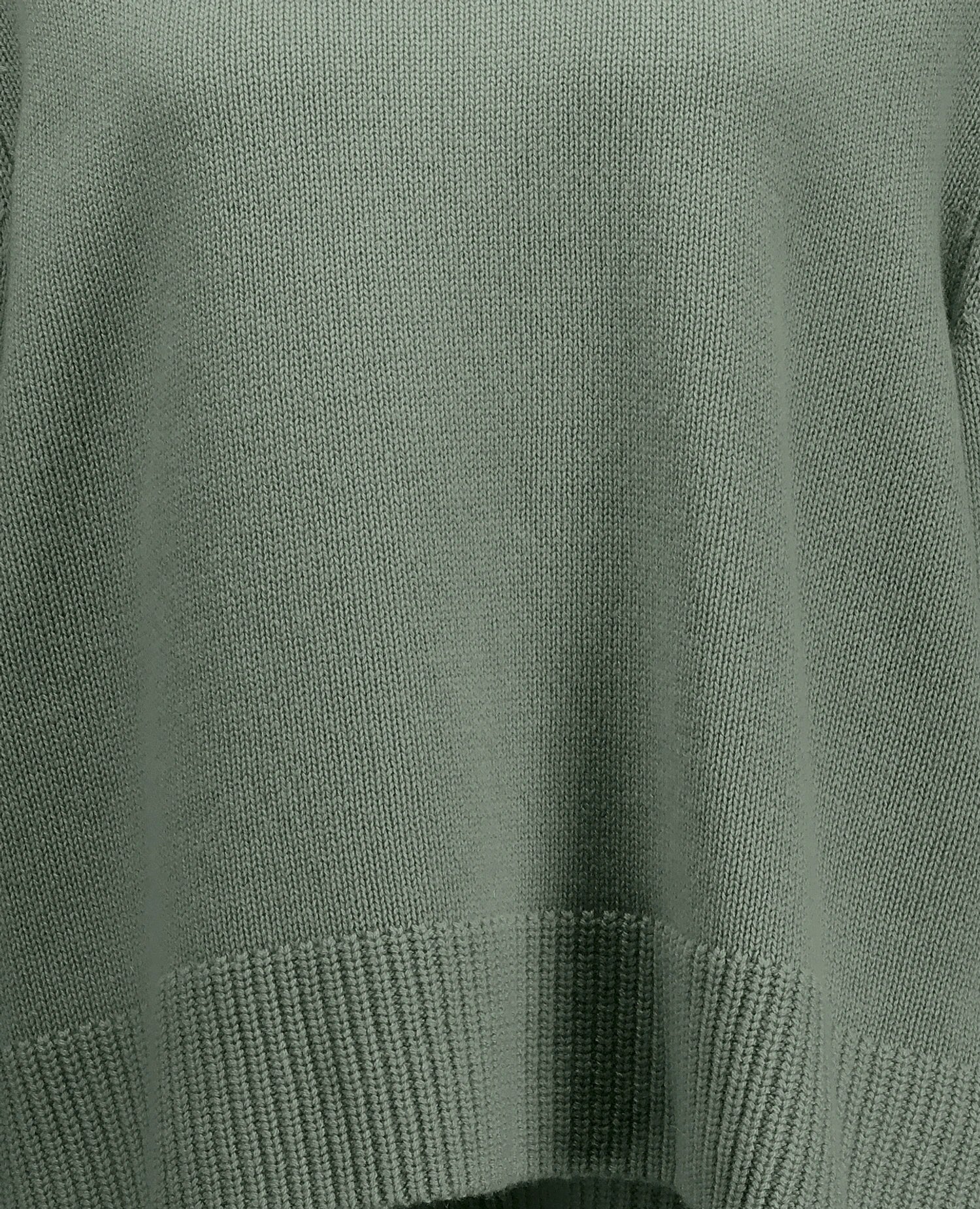 255-17002-31_41 - Allude - 30% Cashmere 70% Wolle Active Damen Fall/Winter 2025/2026 Flachstrick Grobstrick Grün Lockerer Schnitt NEW Pullover Rundhals SAPG::255-17002