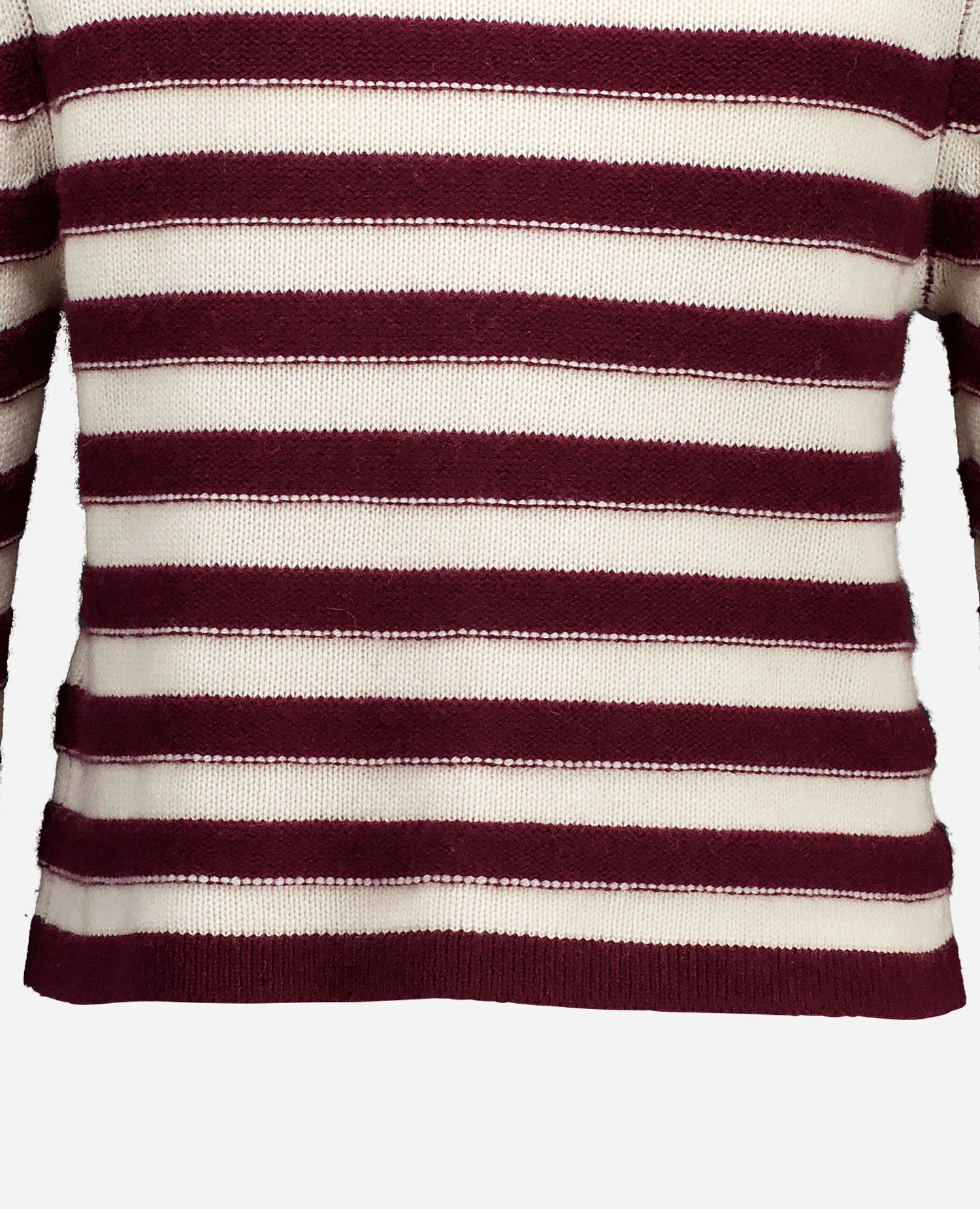 255-17020-68_1-2-41 - Allude - 30% Cashmere 70% Wolle Active Damen Fall/Winter 2025/2026 Flachstrick Kastiger Schnitt mittelschwerer Strick NEW Rot Rundhals SAPG::255-17020 Strickjacke