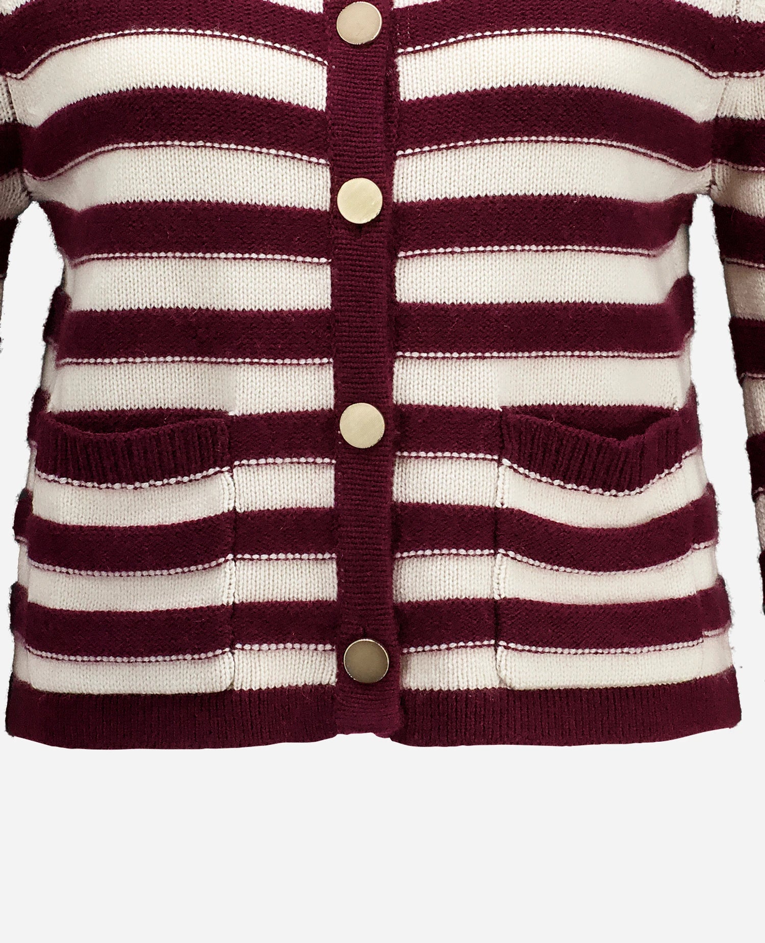 255-17020-68_1-41 - Allude - 30% Cashmere 70% Wolle Active Damen Fall/Winter 2025/2026 Flachstrick Kastiger Schnitt mittelschwerer Strick NEW Rot Rundhals SAPG::255-17020 Strickjacke