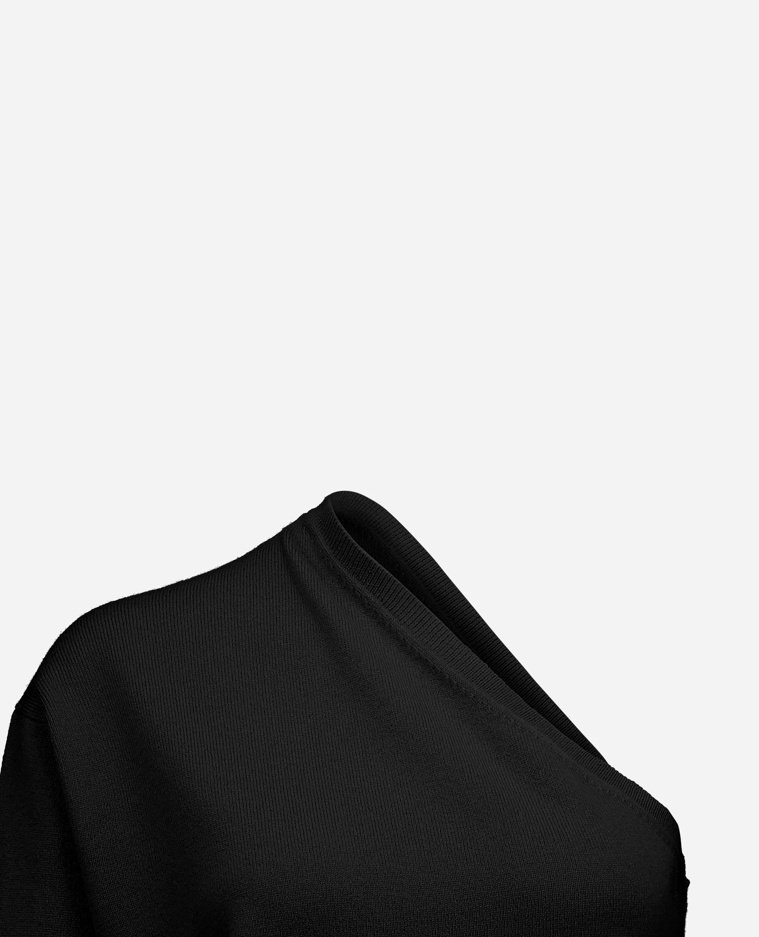 255-17091-90_40 - Allude - 30% Cashmere 70% Wolle Active Damen Fall/Winter 2025/2026 Feinstrick Flachstrick Lockerer Schnitt NEW Pullover Rundhals SAPG::255-17091 Schwarz