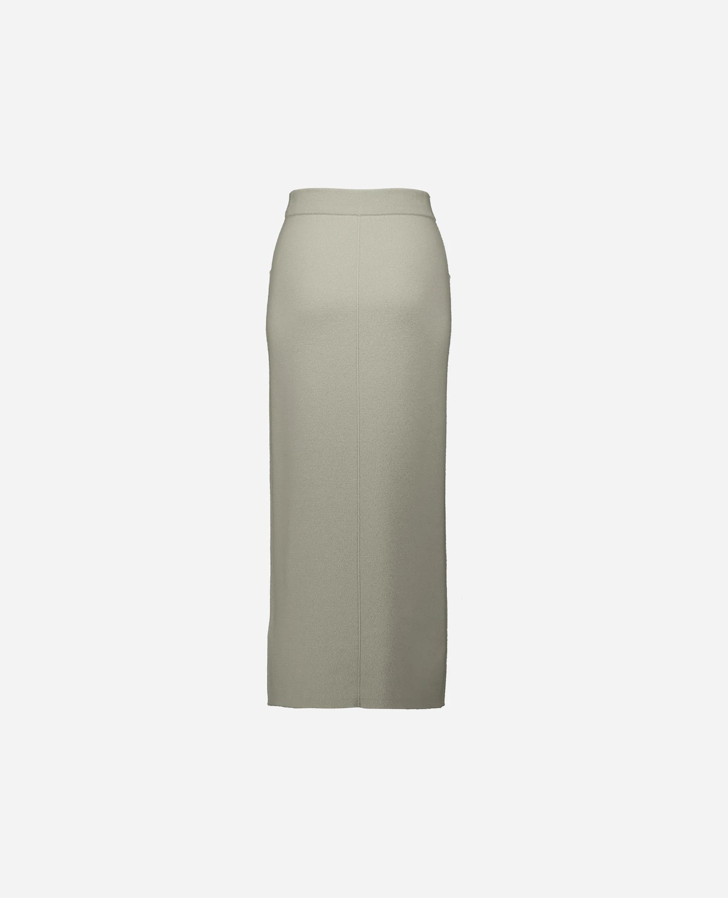 255-17617-82_4 - Allude - 0 30% Cashmere 70% Wolle Active Damen Fall/Winter 2025/2026 Gerade Passform Grau mittelschwerer Strick NEW Rock SAPG::255-17617 Uni Jacquardmuster