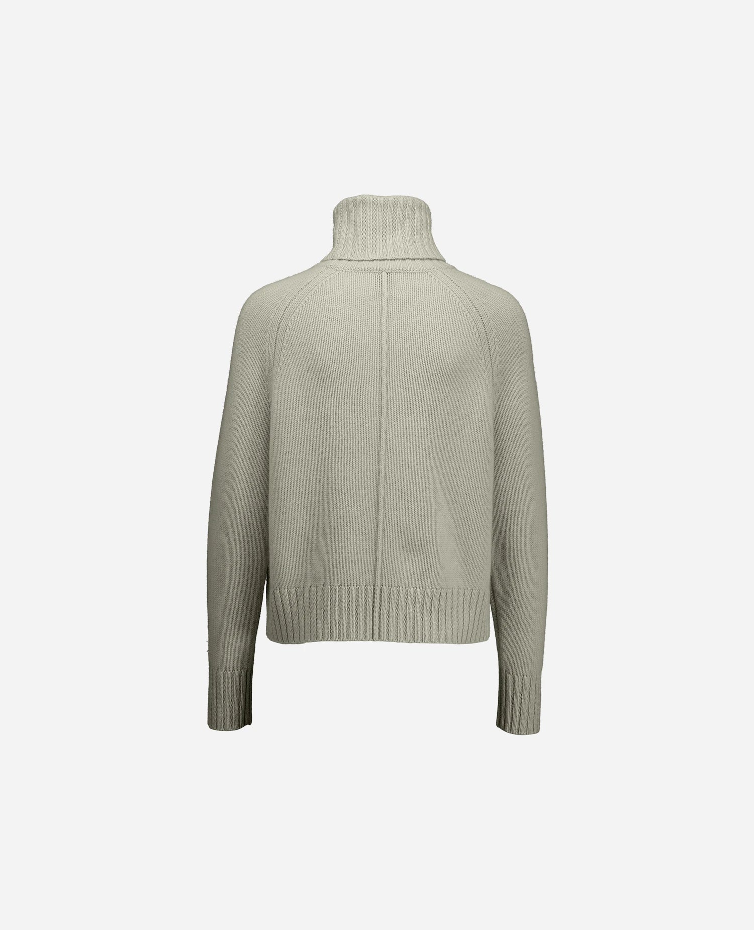 255-17632-82_4 - Allude - 30% Cashmere 70% Wolle Active Damen Fall/Winter 2025/2026 Flachstrick Gerade Passform Grau Grobstrick NEW Pullover Rollkragen SAPG::255-17632