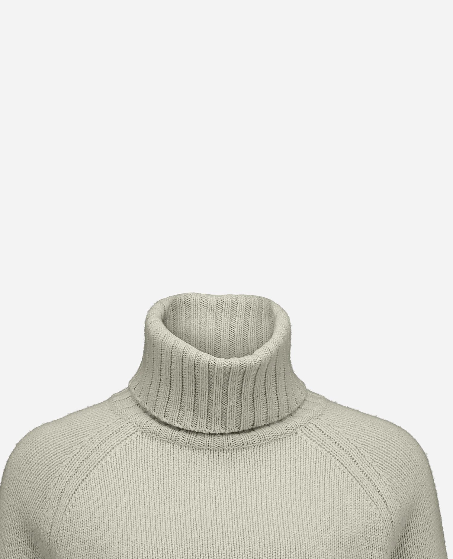 255-17632-82_40 - Allude - 30% Cashmere 70% Wolle Active Damen Fall/Winter 2025/2026 Flachstrick Gerade Passform Grau Grobstrick Pullover Rollkragen SAPG::255-17632