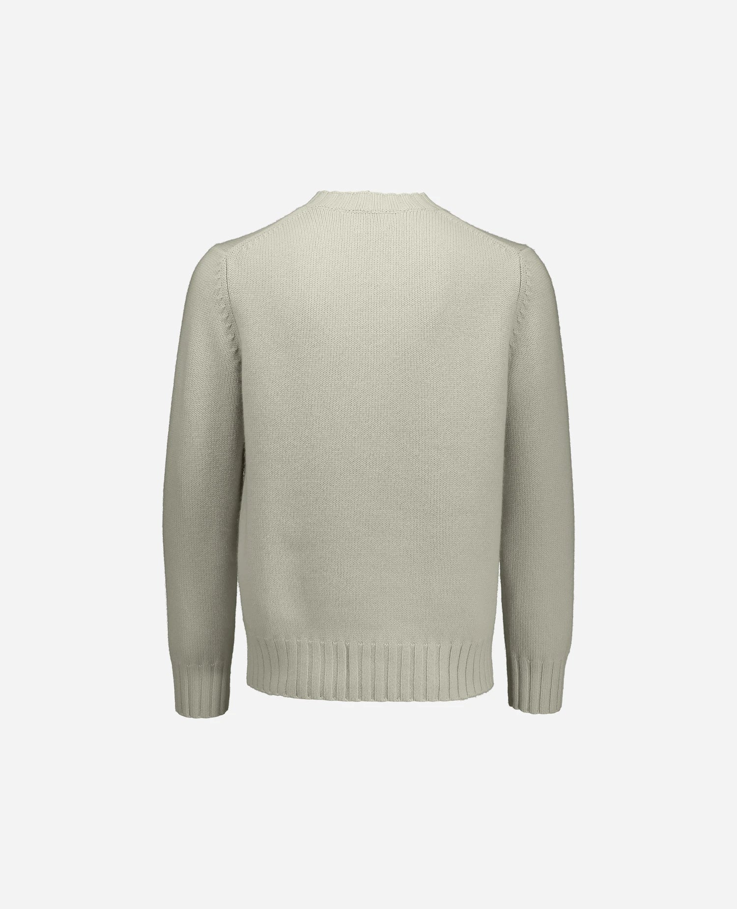 255-30001-82_4 - Allude - 100% Cashmere Active Fall/Winter 2025/2026 Flachstrick Gerade Passform Grau Grobstrick Herren NEW Pullover Rundhals SAPG::255-30001